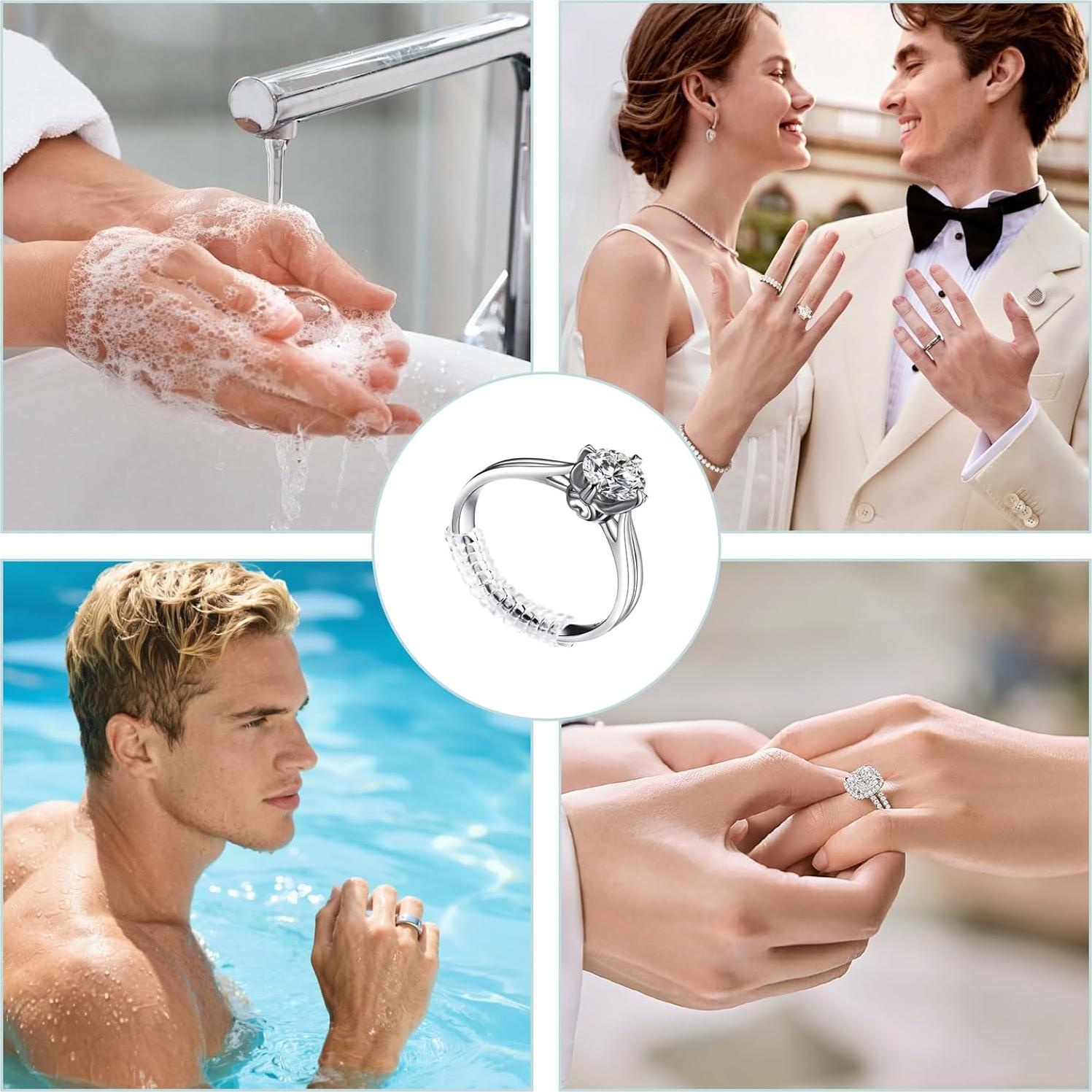 Paquete de 32 Ajustadores de Tamaño de Anillo LOGJAM - 12 Tamaños