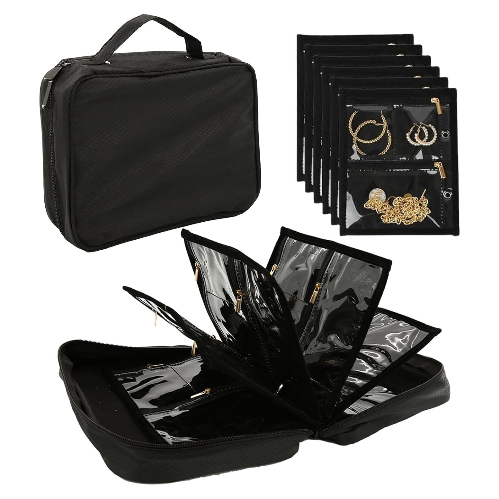 Estuche de Joyería de Viaje Braxan - Organizador Portátil 24 Compartimentos