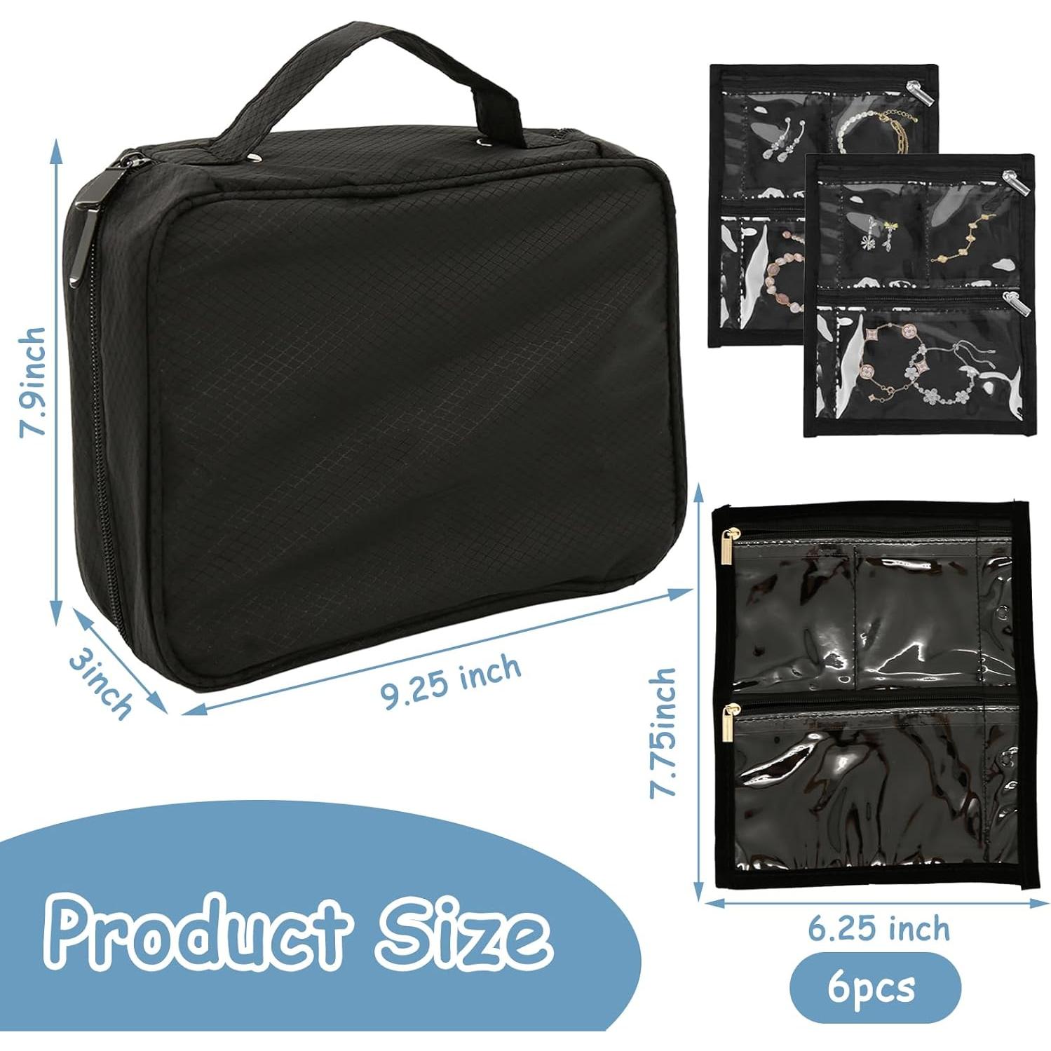 Estuche de Joyería de Viaje Braxan - Organizador Portátil 24 Compartimentos