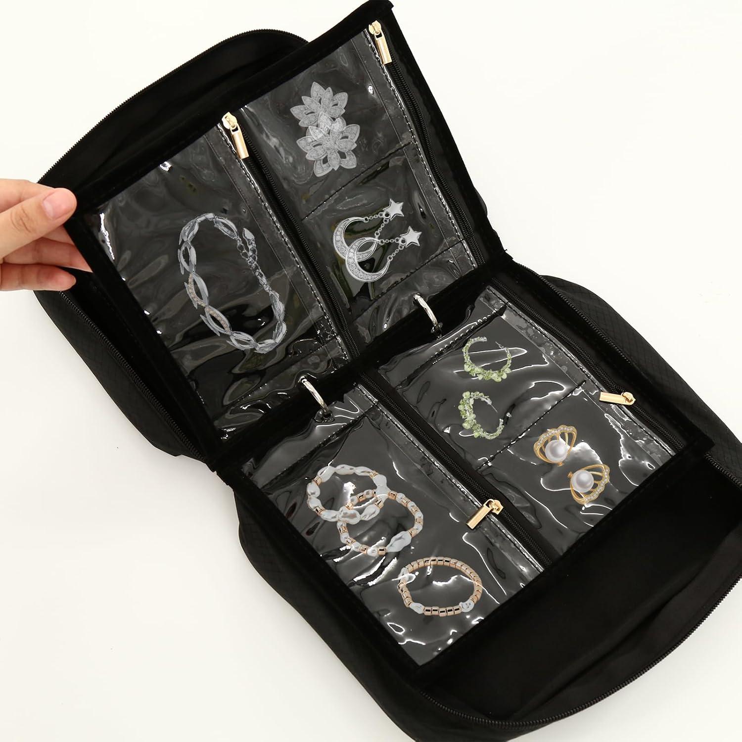 Estuche de Joyería de Viaje Braxan - Organizador Portátil 24 Compartimentos