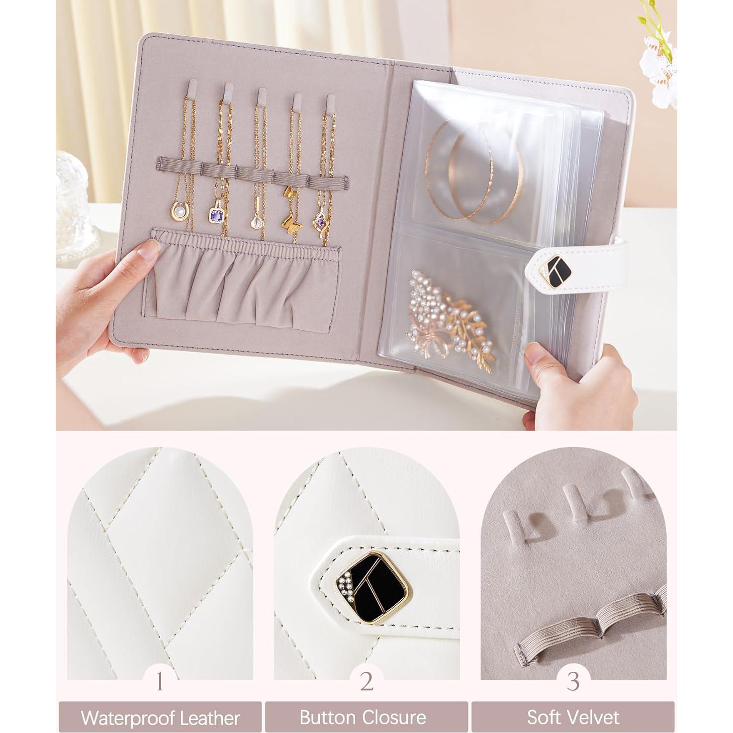 Caja de Joyería de Viaje Homde 18x5x22.5cm Antioxidante