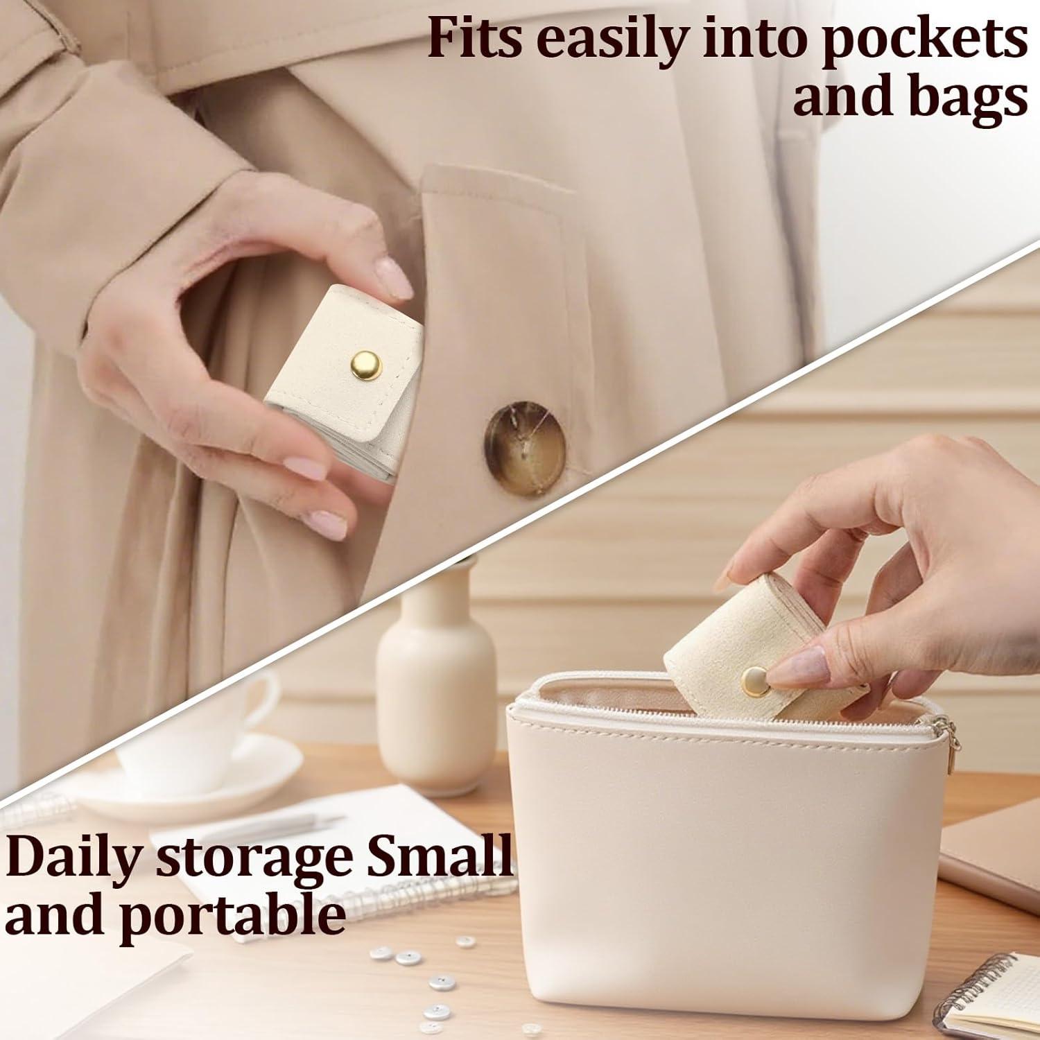 Bolsa de Joyería de Viaje Mini Xylora 3 Piezas Plegable