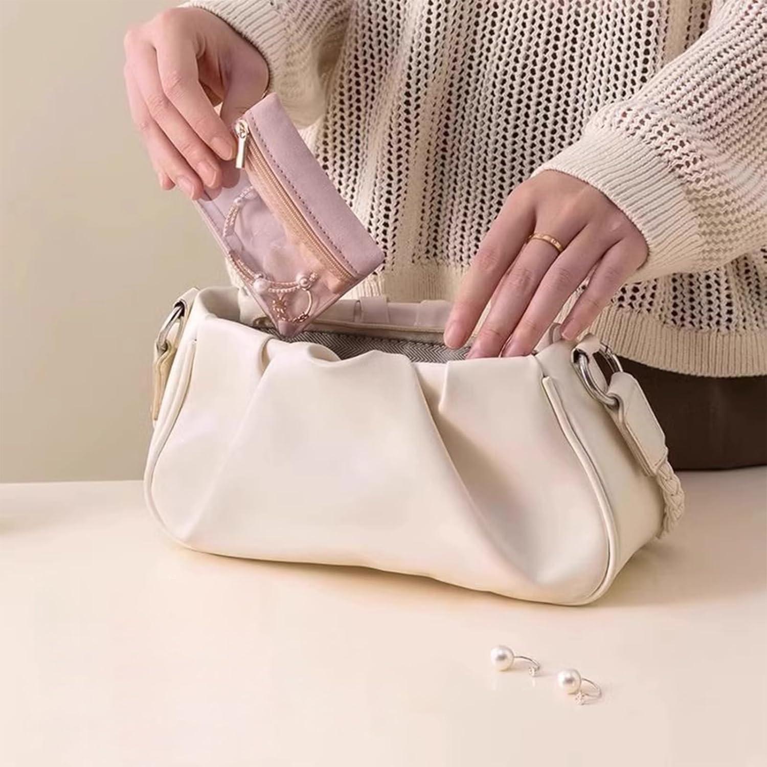 Set de 6 Bolsos Organizadores de Joyería Magiware Rosa