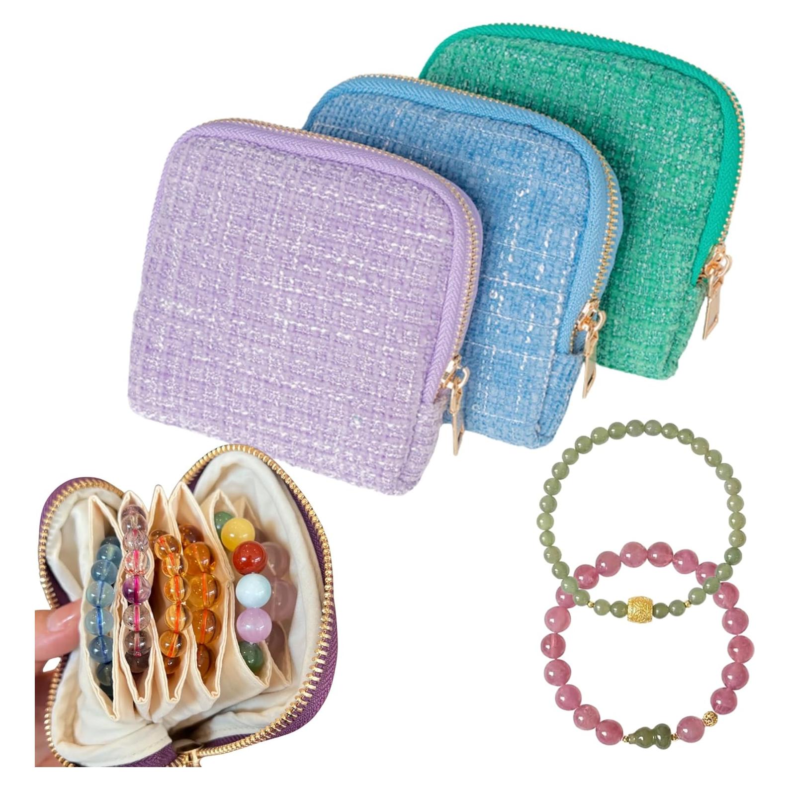 Estuche de Joyería CHIMORY Púrpura Tweed 7 Compartimentos