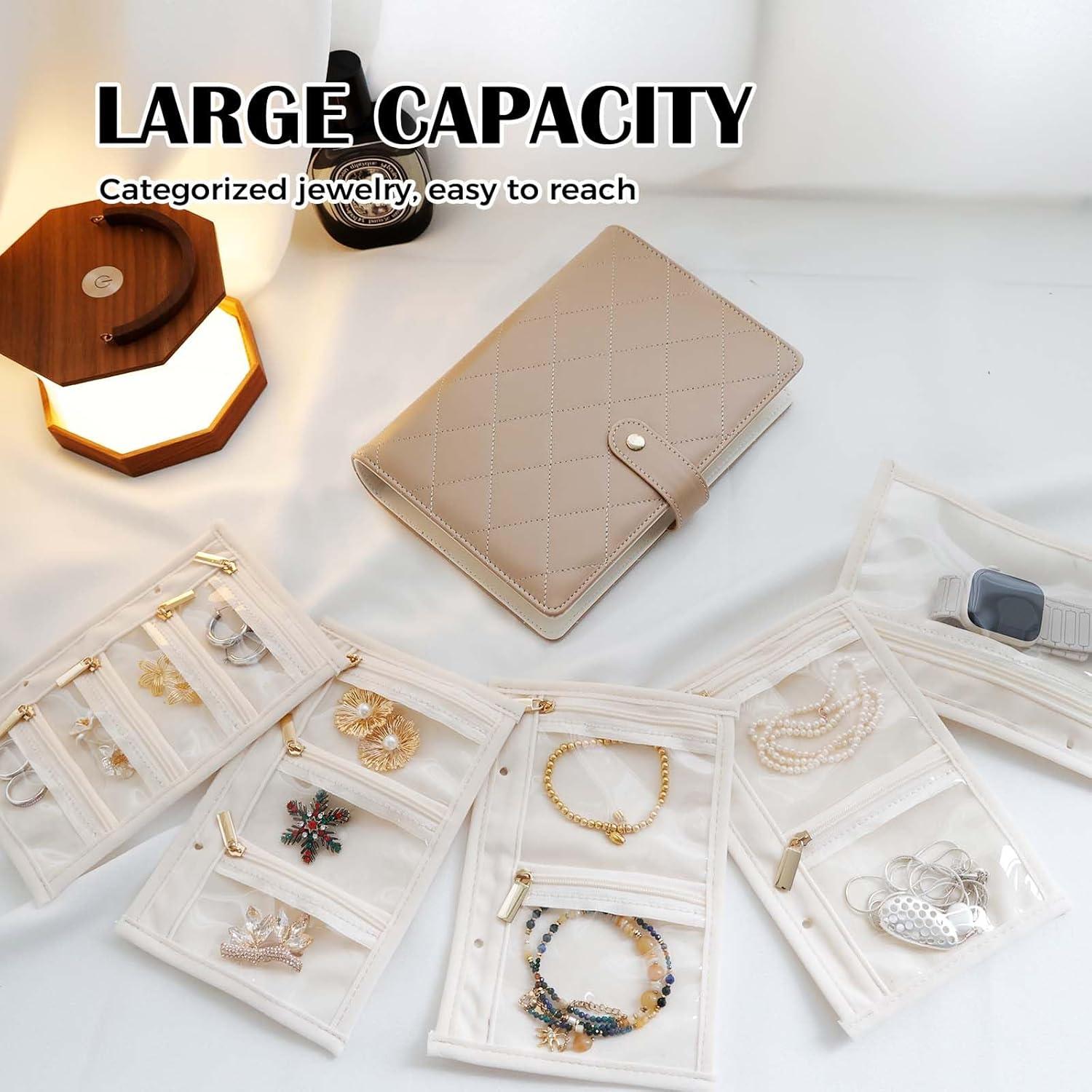 Organizador de Joyería de Viaje Sbrinnaliao Impermeable 5 Capas