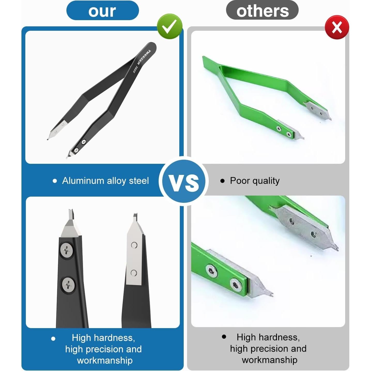 Pinza de Barra de Resorte TEXNEWS HH-7825 Plata 11.68 cm