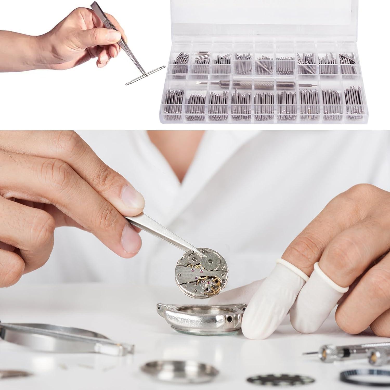 Kit de 360 Pasadores de Correa de Reloj Grngven 1.5mm