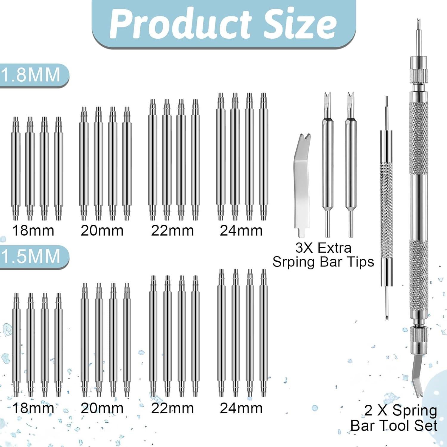 Kit de Herramientas de Reparación de Reloj Eldraqth 37 Piezas