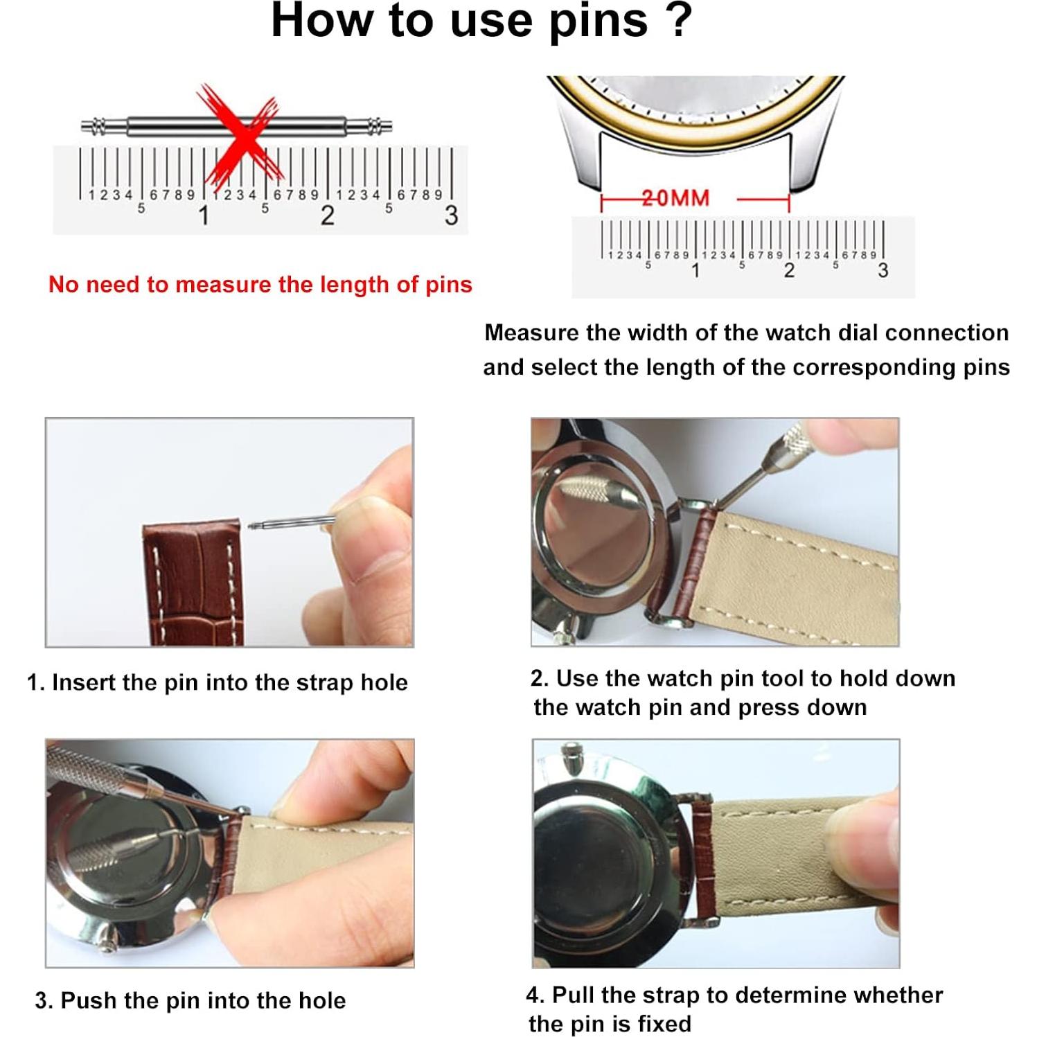 Kit de Herramientas para Remover Eslabones de Correa de Reloj Lenpestia