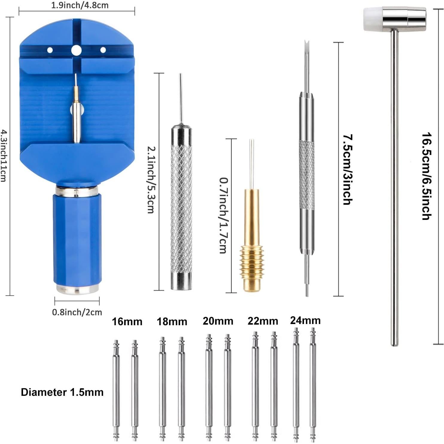 Kit de Herramientas para Remover Eslabones de Correa de Reloj Lenpestia