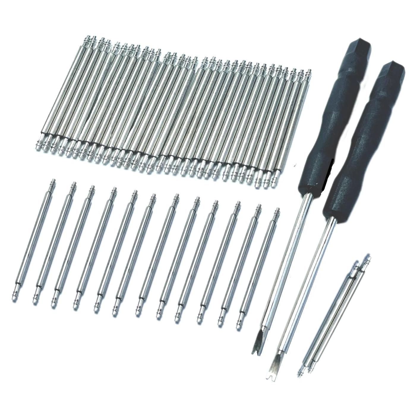Kit de Pasadores de Correa de Reloj 50pcs Acero Inoxidable 21mm