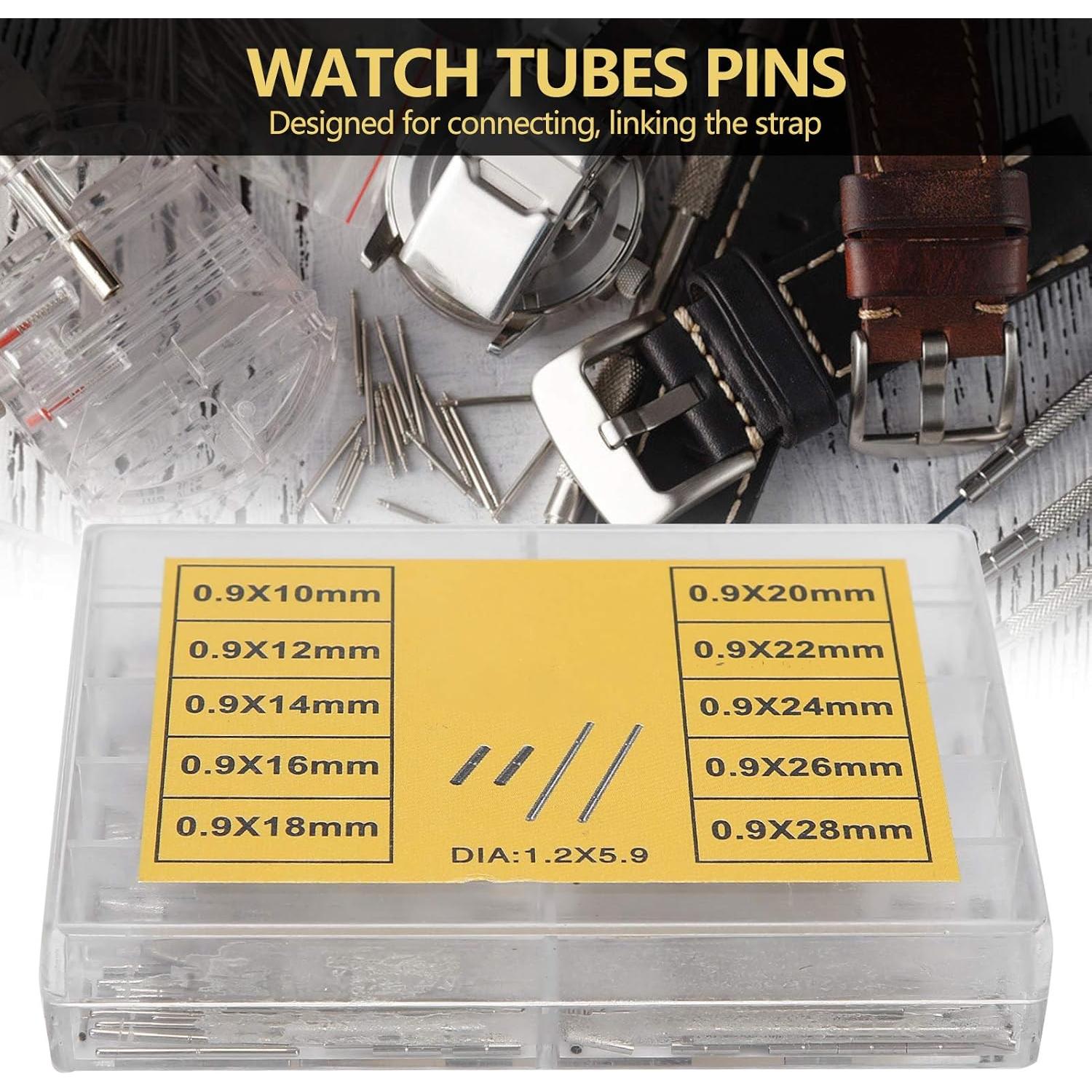 Pasadores de Tuberías de Reloj Acero Antioxidante 10 Tipos