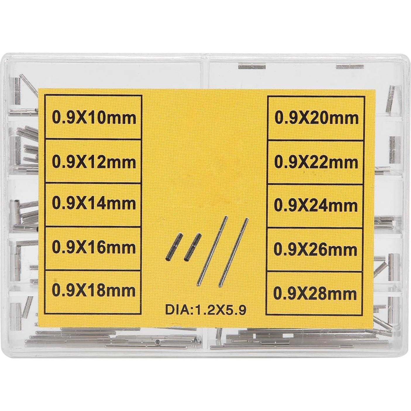 Pasadores de Tuberías de Reloj Acero Antioxidante 10 Tipos