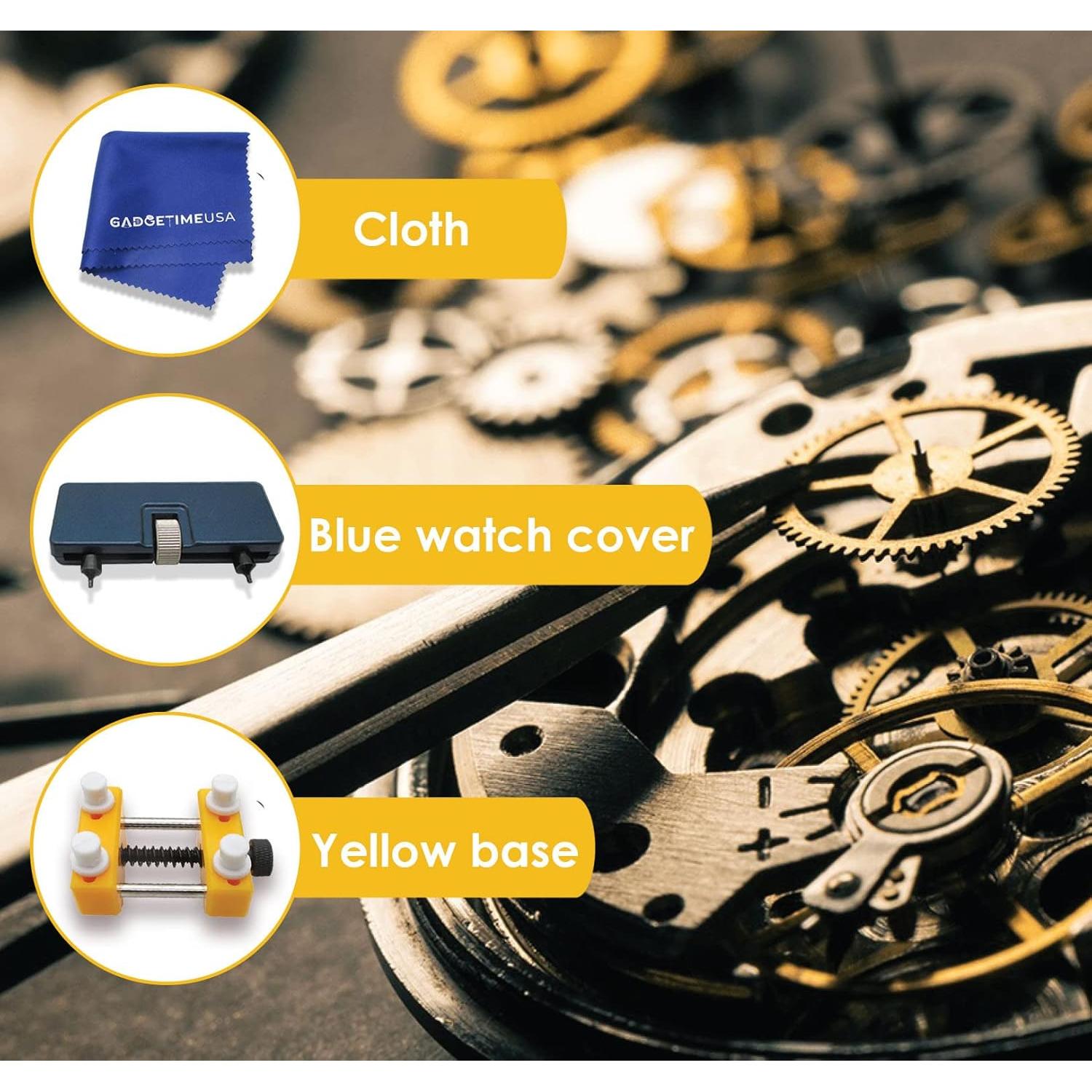 Kit de Herramientas Abridor de Reloj Gadgetime - Base Ajustable