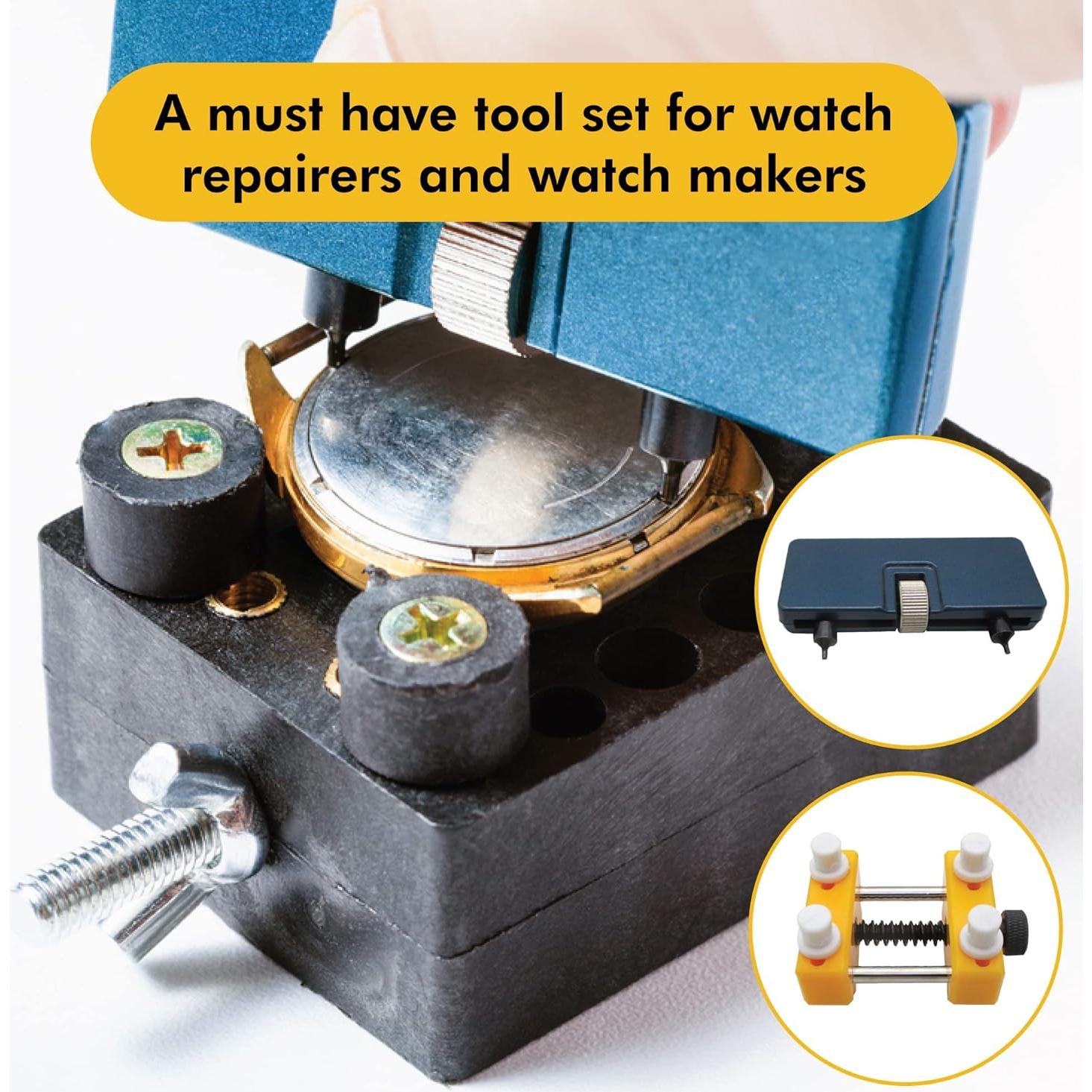 Kit de Herramientas Abridor de Reloj Gadgetime - Base Ajustable