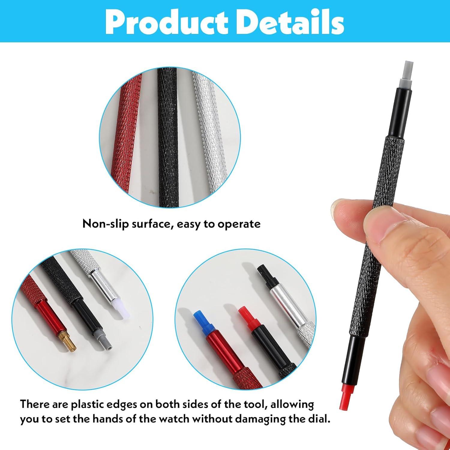 Juego de herramientas para manecillas de reloj XLIUAX 5 piezas