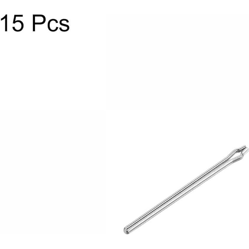 Pasadores de Enlace de Reloj uxcell 19mm Acero Inoxidable 15 Pcs