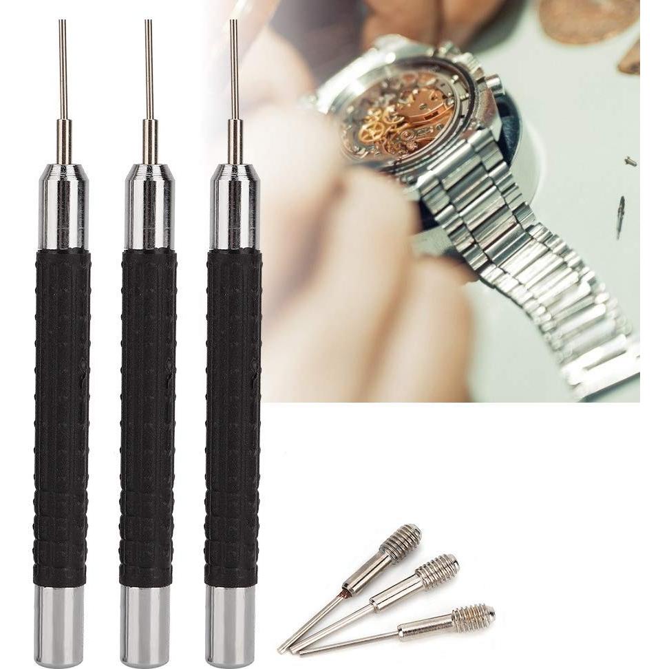 Removedor de Enlaces de Correa de Reloj CYTGOUPER, 3 Piezas