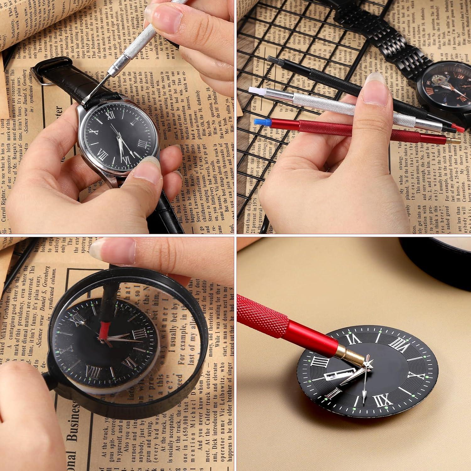 Kit de Herramientas de Reparación de Relojes Hpmjz 6 Piezas