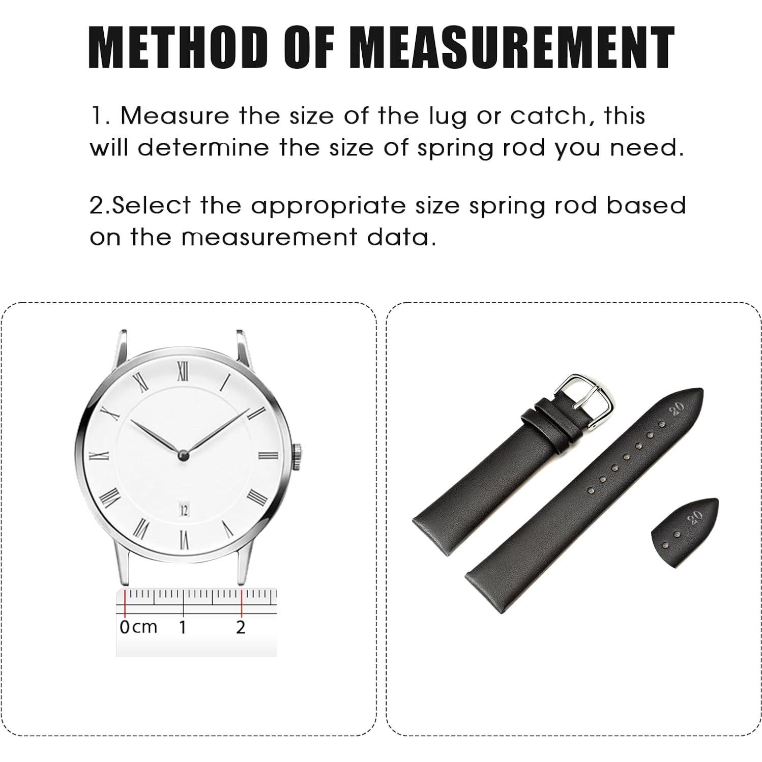 Kit de Reemplazo de Pasadores para Correas de Reloj KALIONE 21 Piezas