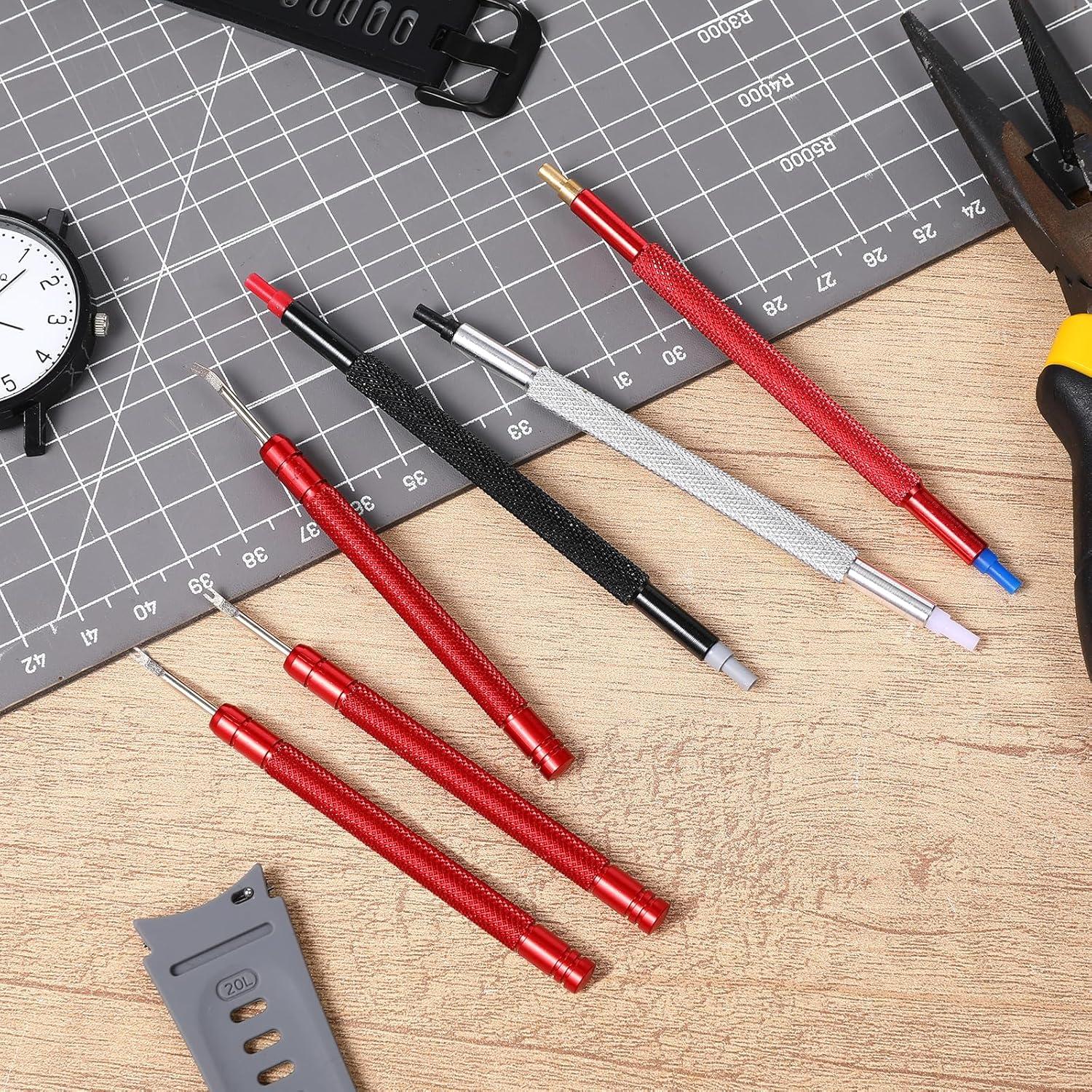 Kit de Herramientas de Reparación de Reloj YBEATY 6 Pcs Acero Inoxidable