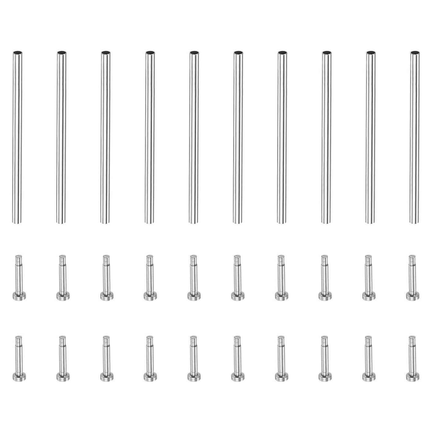 Pasadores de Fricción uxcell 20mm Acero Inoxidable para Reloj