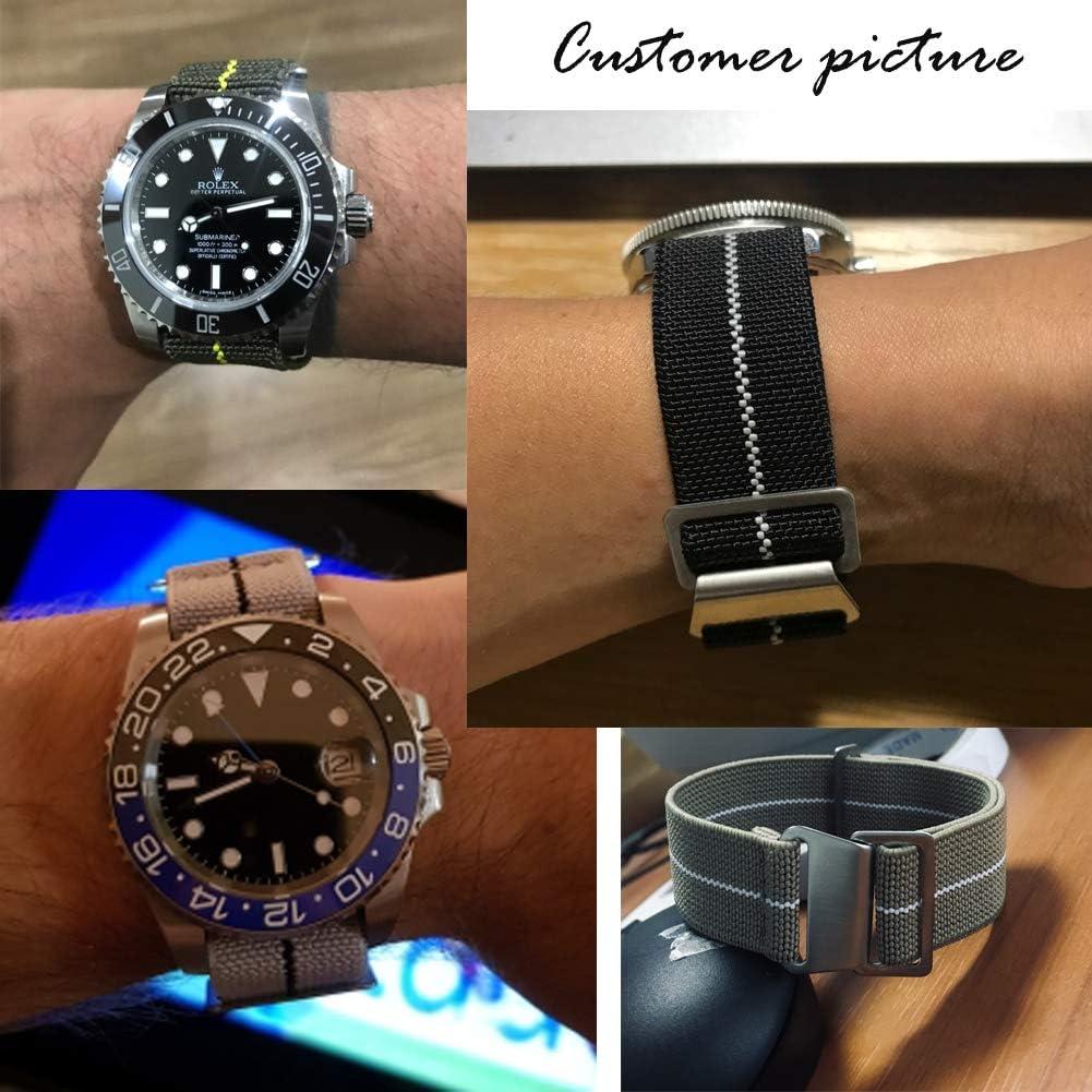Correa de Reloj Onthelevel de Nylon Elástico 20mm Militar
