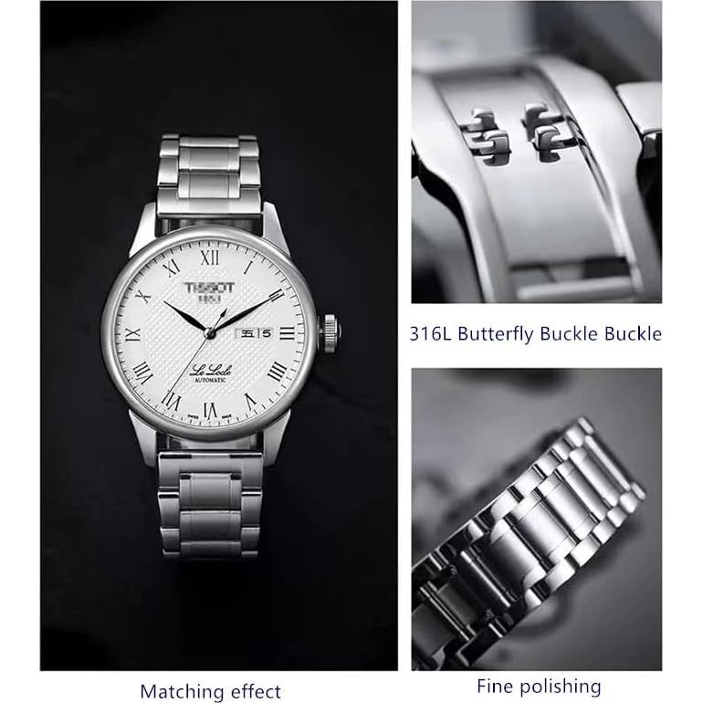 Correa de Reloj de Acero Inoxidable Universal 14-24mm Plata