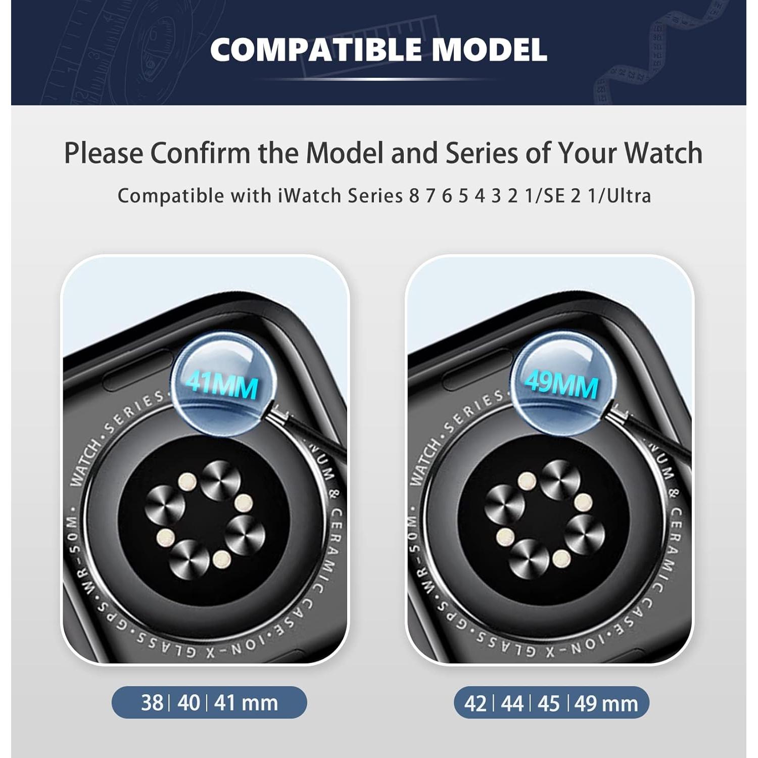 Correa de Resina BINLUN para Apple Watch 38-49mm - 14 Colores