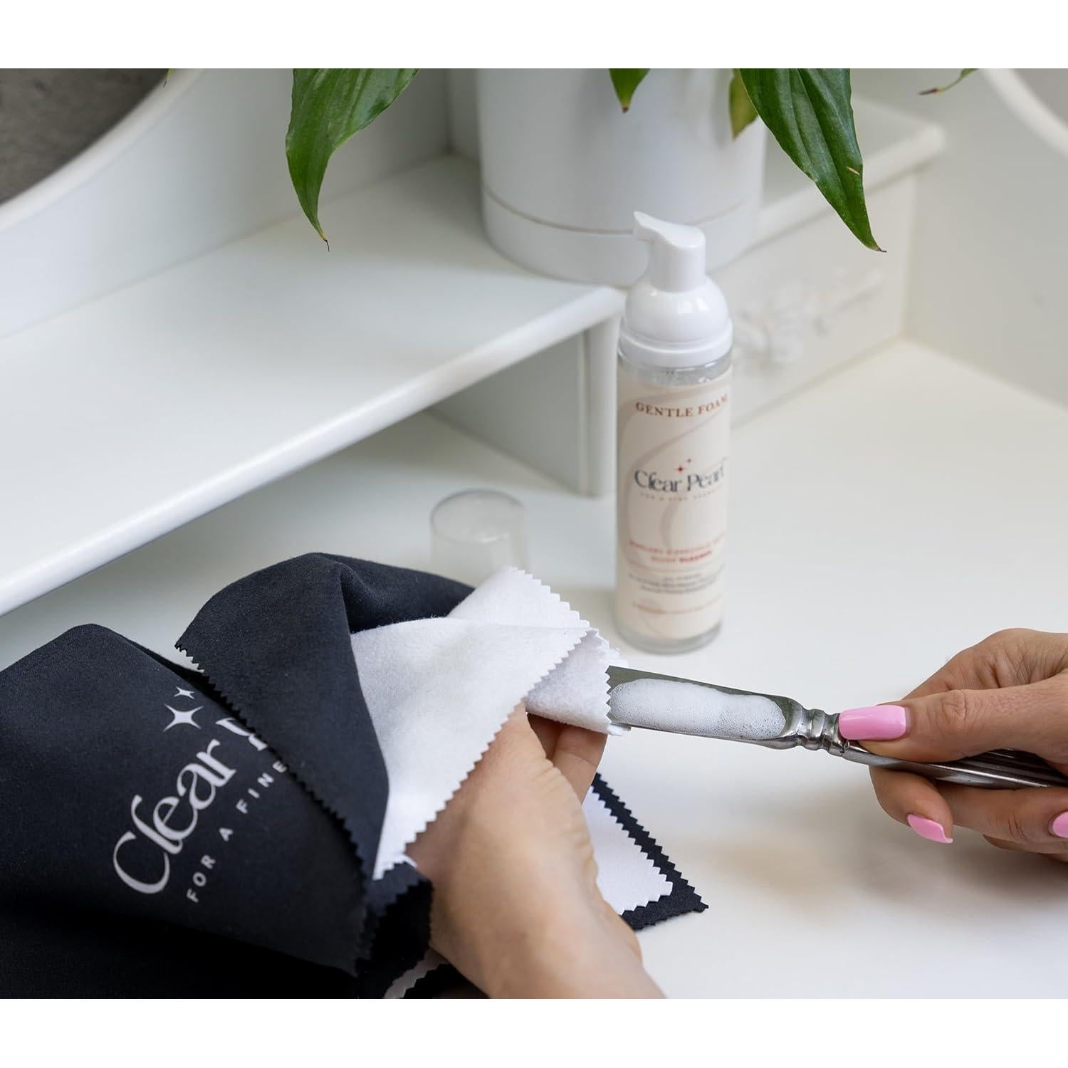 Kit de Limpieza de Joyería Clear Pearl - Ecológico 80ml