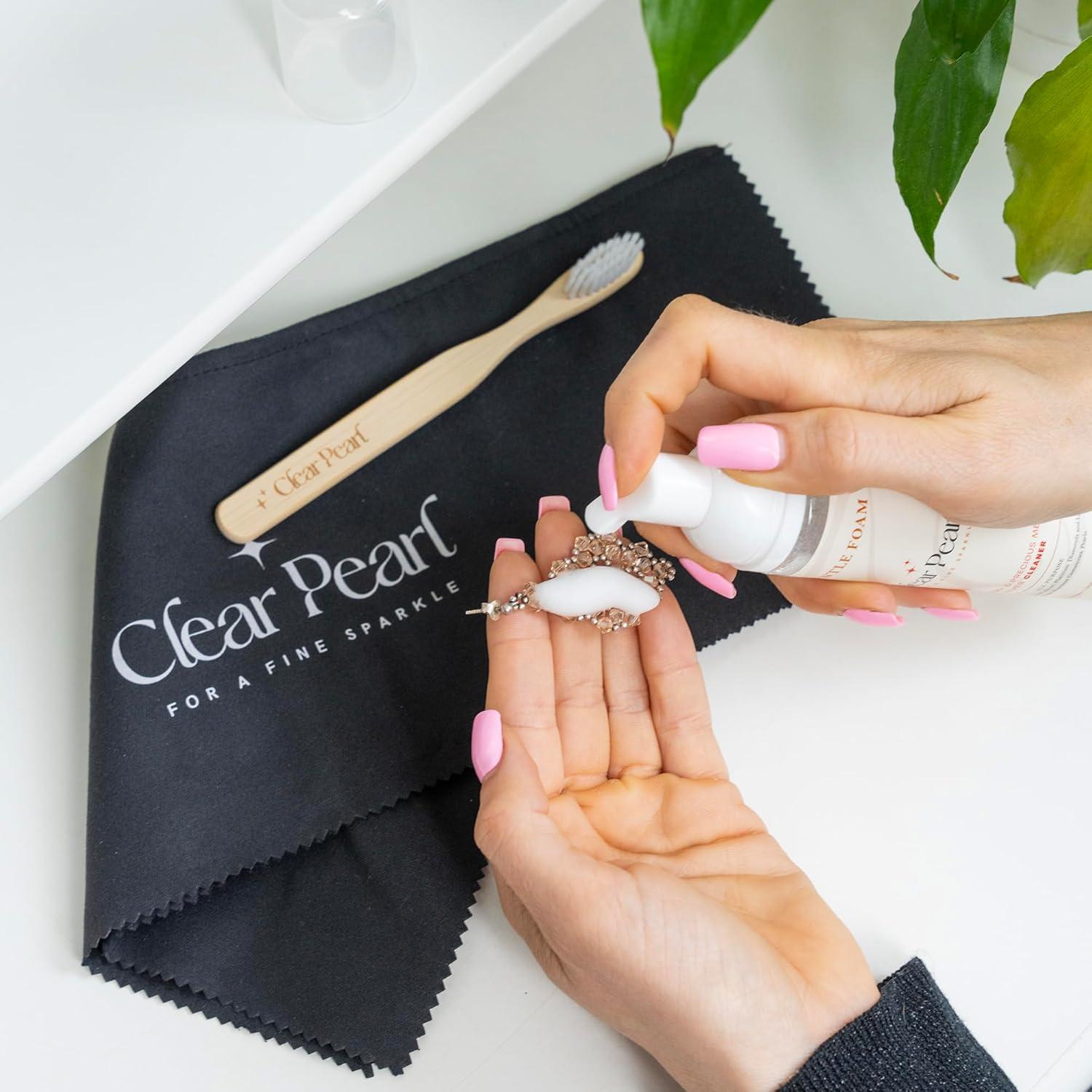Kit de Limpieza de Joyería Clear Pearl - Ecológico 80ml