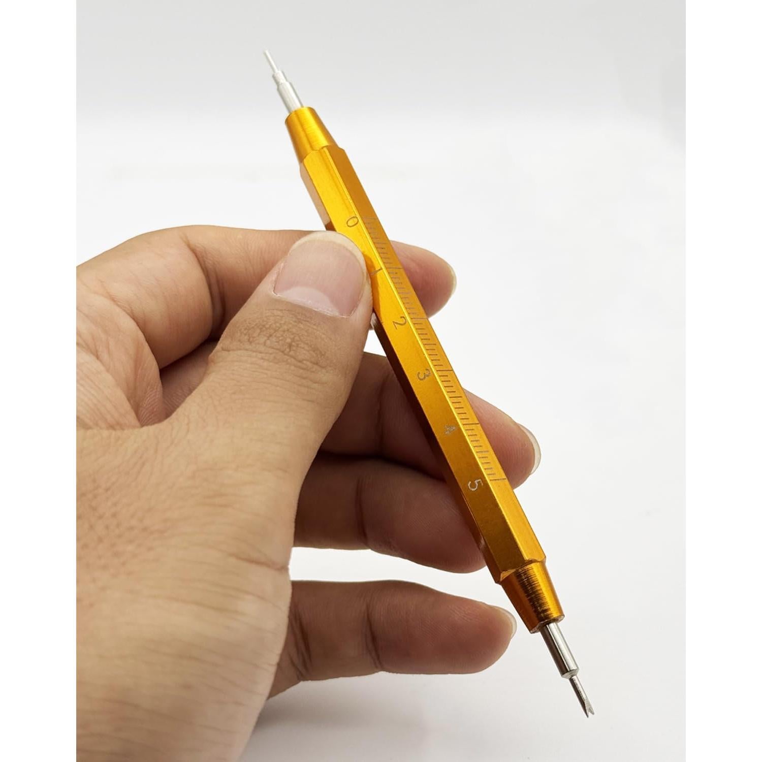 Kit de Herramientas para Reloj TICFROG - Acero Inoxidable, Regla Integrada