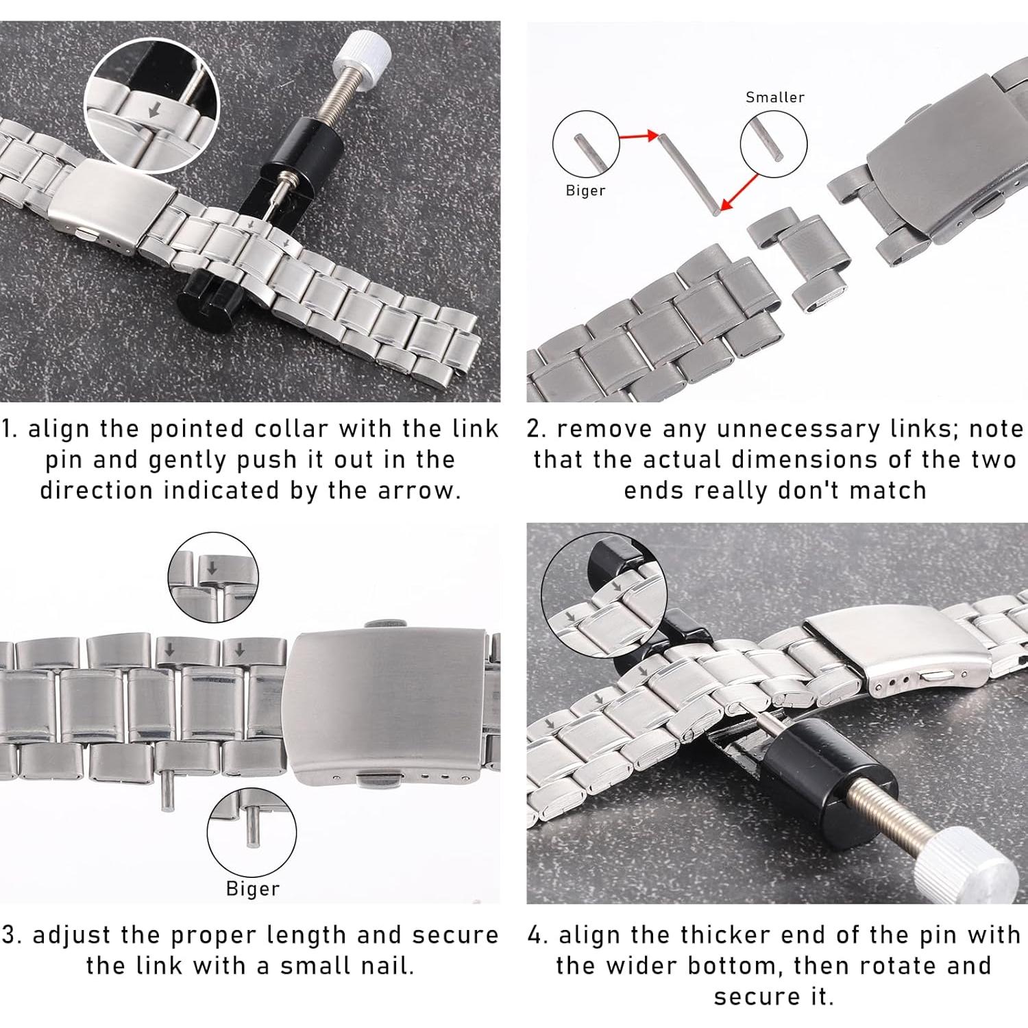 Kit de Herramientas para Ajuste de Correas de Reloj SynHHergyx