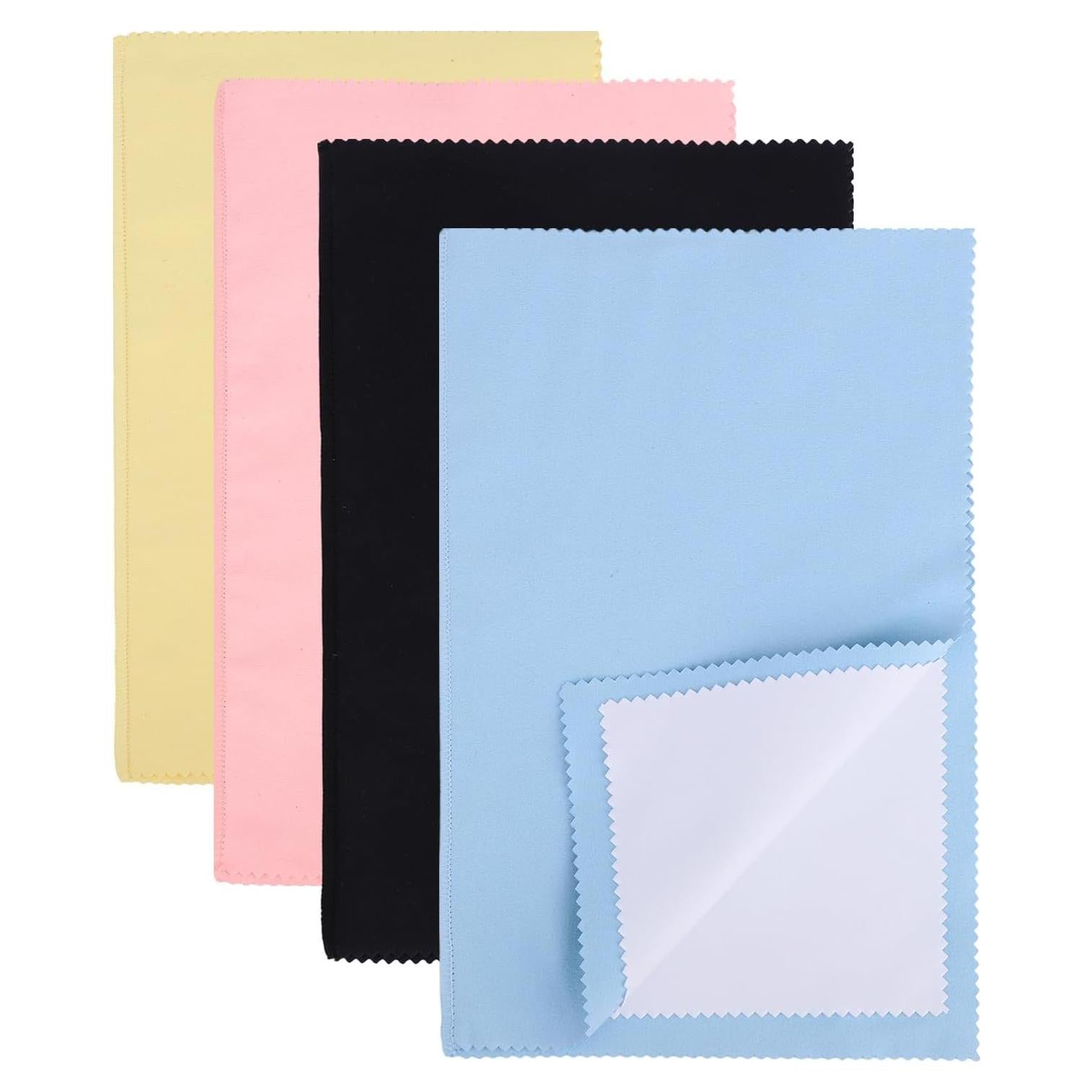 4 Paños de Pulido de Joyería Fukaisu 16x25cm Terciopelo