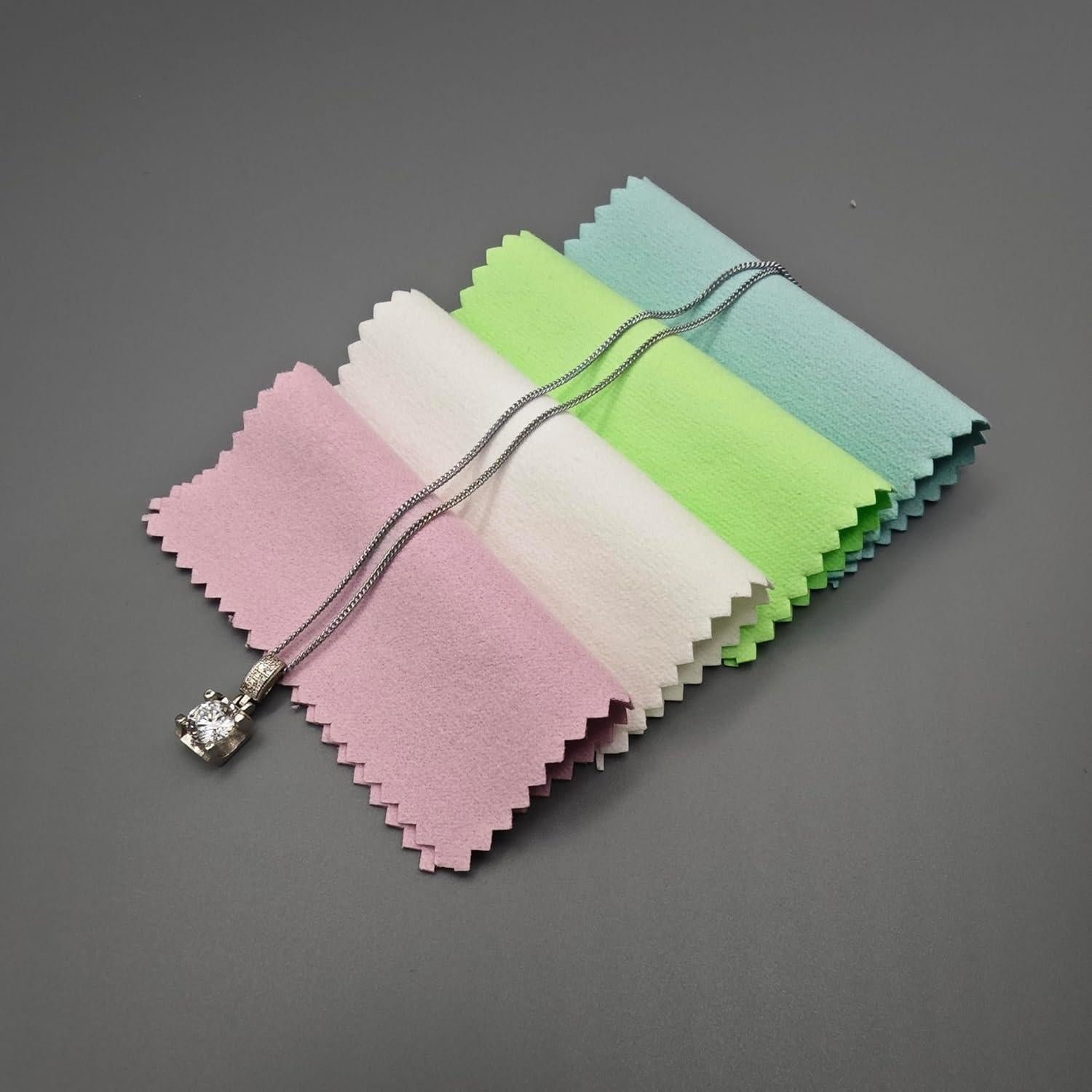 50 Paños de Limpieza de Joyería USHIGOO 7.62x7.62cm