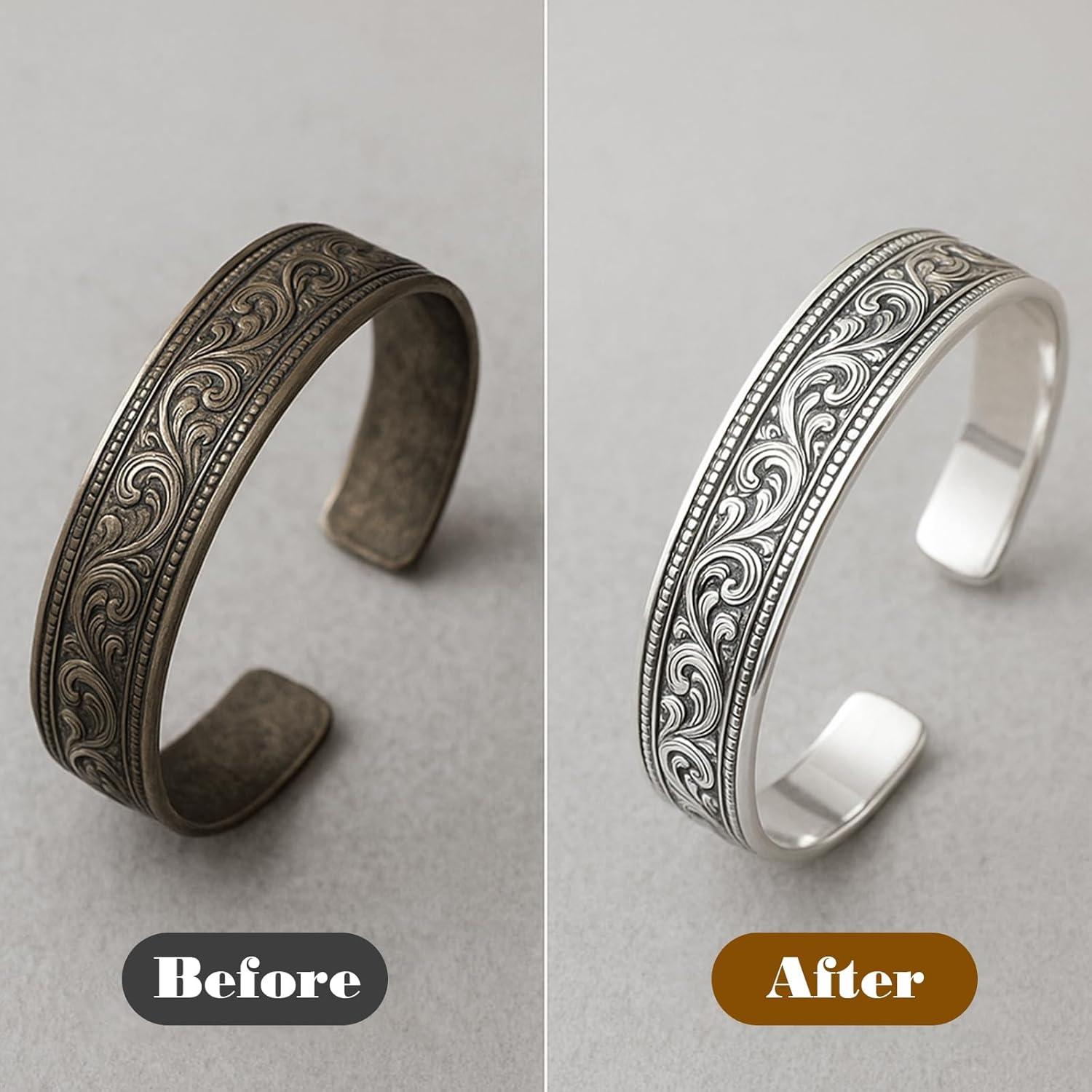 3 Paños de Limpieza de Joyería FdcZeyxior 25.4x30.48 cm Gris