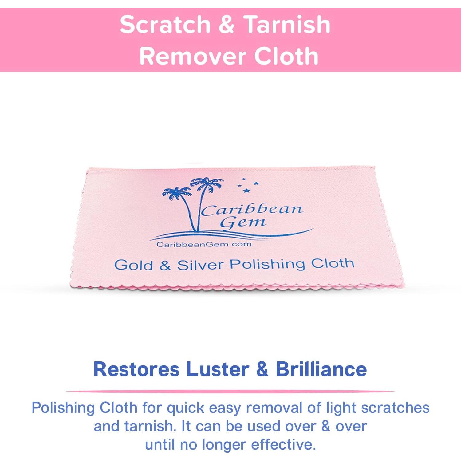 Paquete de 4 Paños de Limpieza Caribbean Gem para Metales