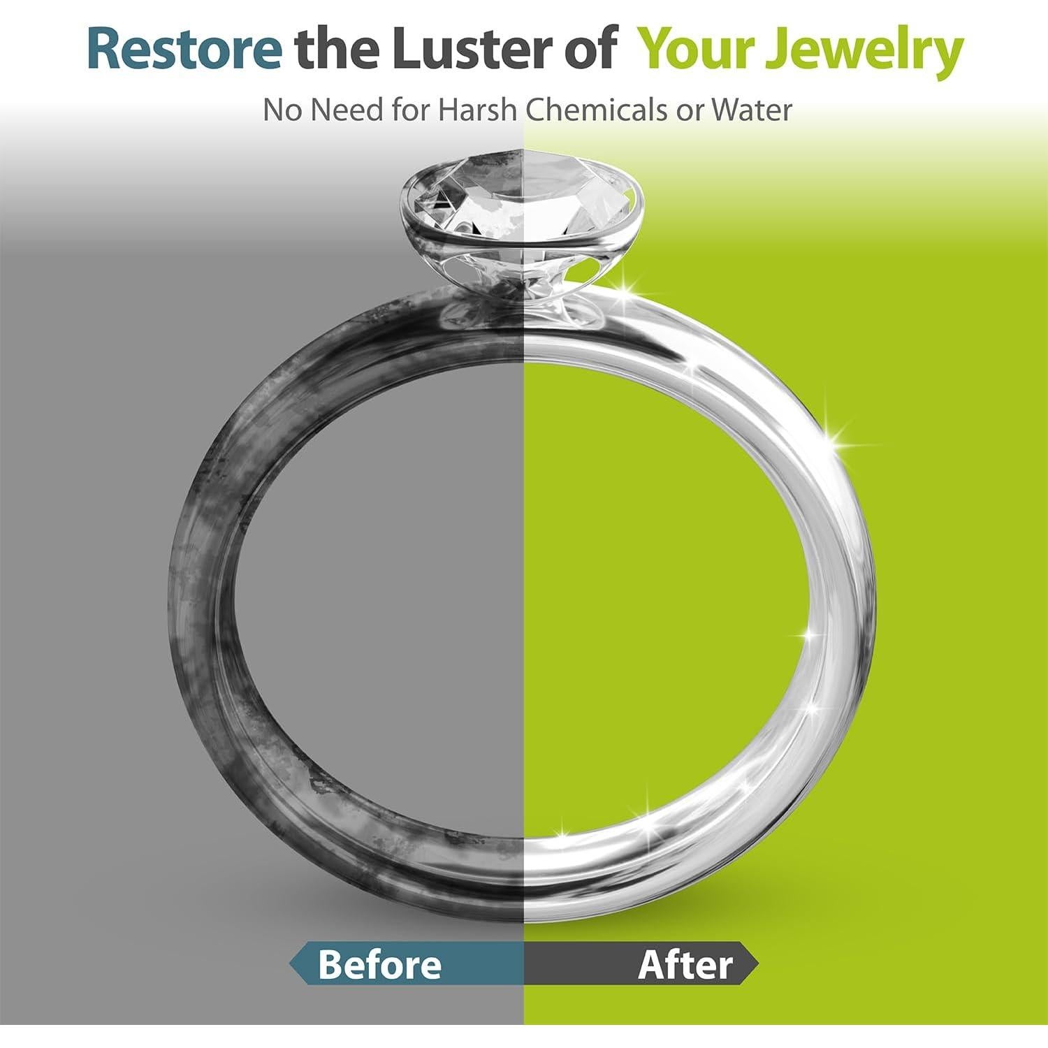 Paño de limpieza de joyería GreatShield 4 capas 20x28cm