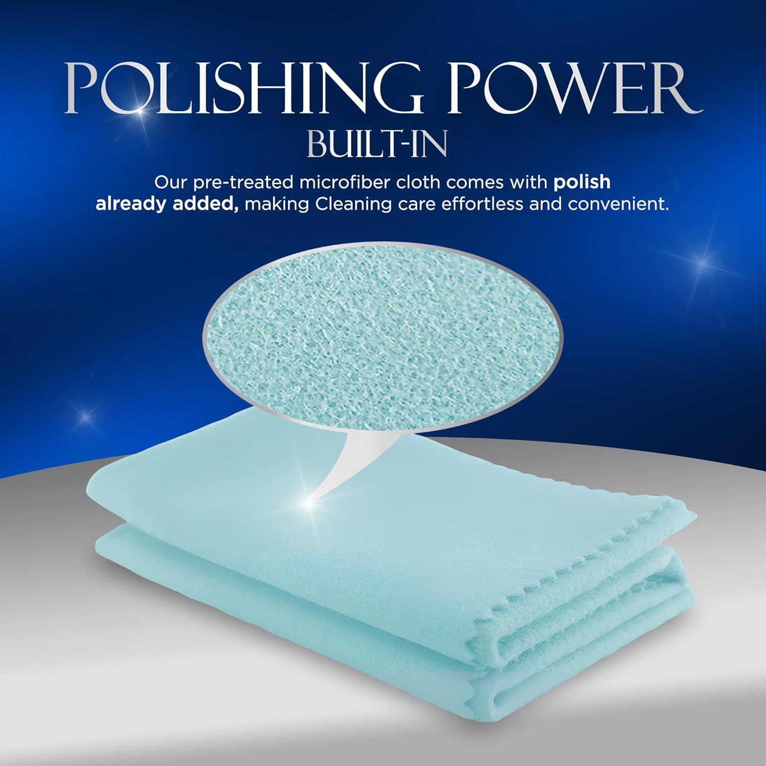 Paño de Pulido de Plata Blitz 30x38 cm Anti-Tarnish