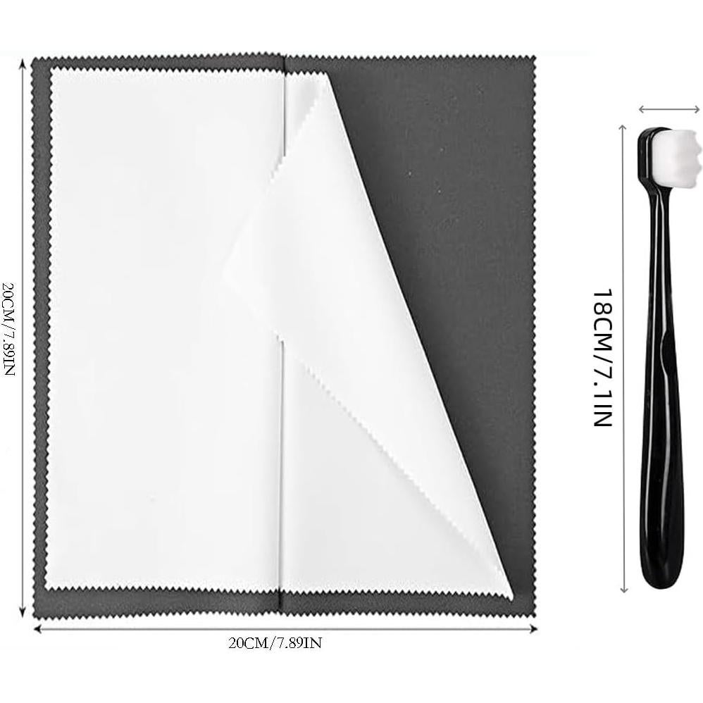 Paño de Limpieza de Joyería Syyflibb con Cepillos Suaves