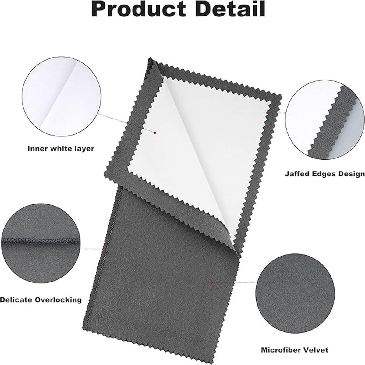 Paño de Limpieza de Joyería Syyflibb con Cepillos Suaves