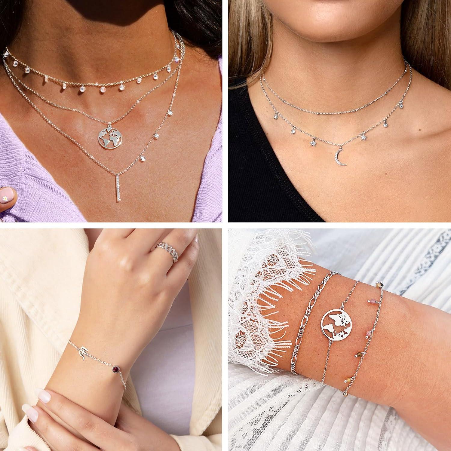 Cadena de Plata Esterlina 925 Elecrelive 1 Metro para Joyería