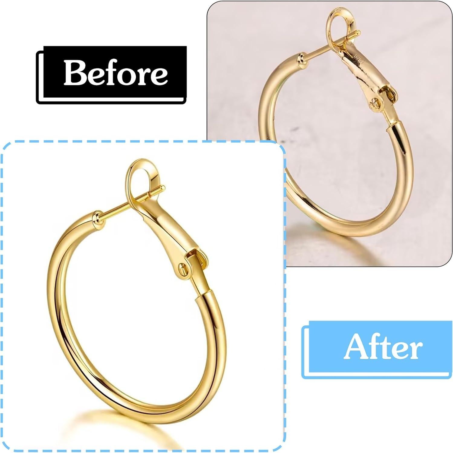 Paquete de 4 paños de pulido de joyas Quilax 20x20 cm