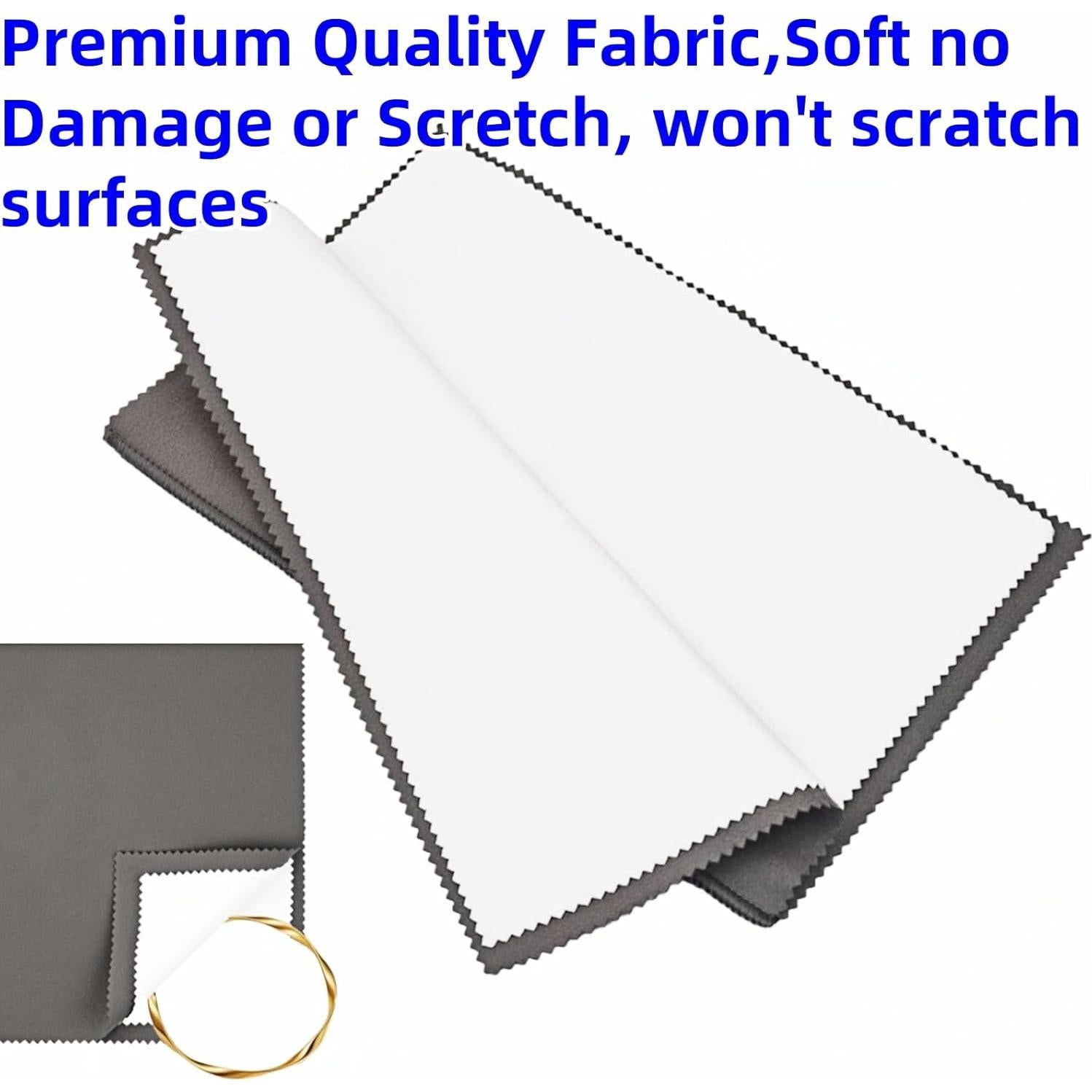 Paño de Pulido YVYAVGE 25x32 cm para Joyería y Metales Finos