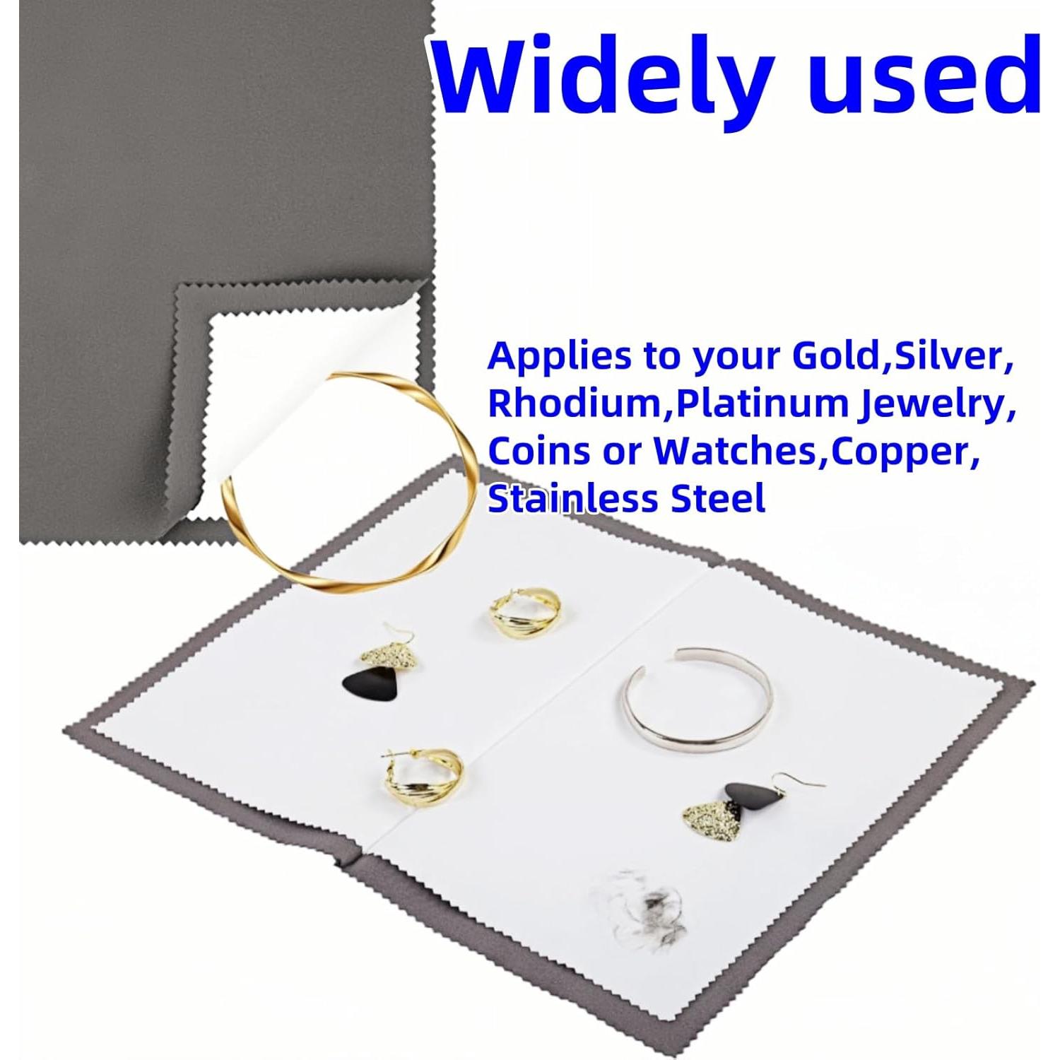Paño de Pulido YVYAVGE 25x32 cm para Joyería y Metales Finos