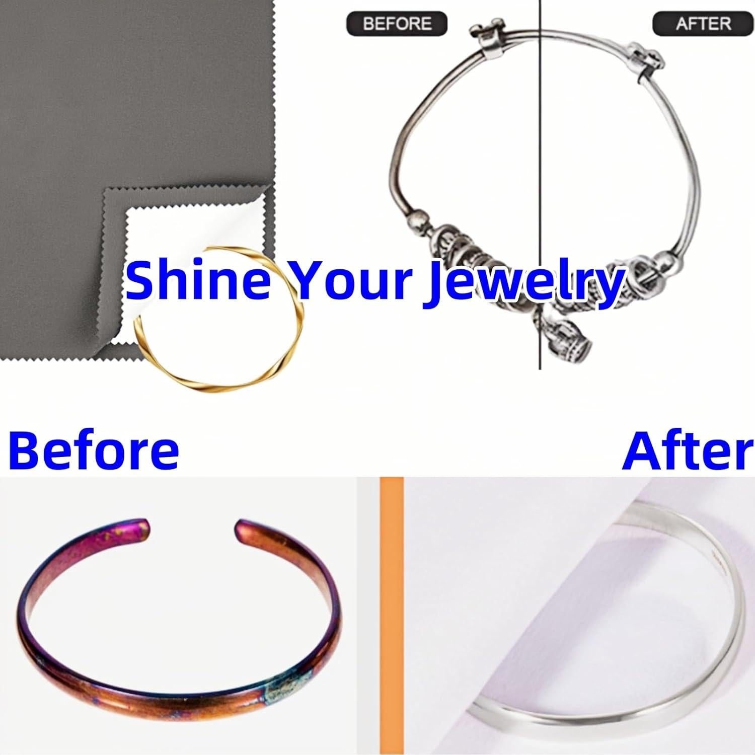 Paño de Pulido YVYAVGE 25x32 cm para Joyería y Metales Finos