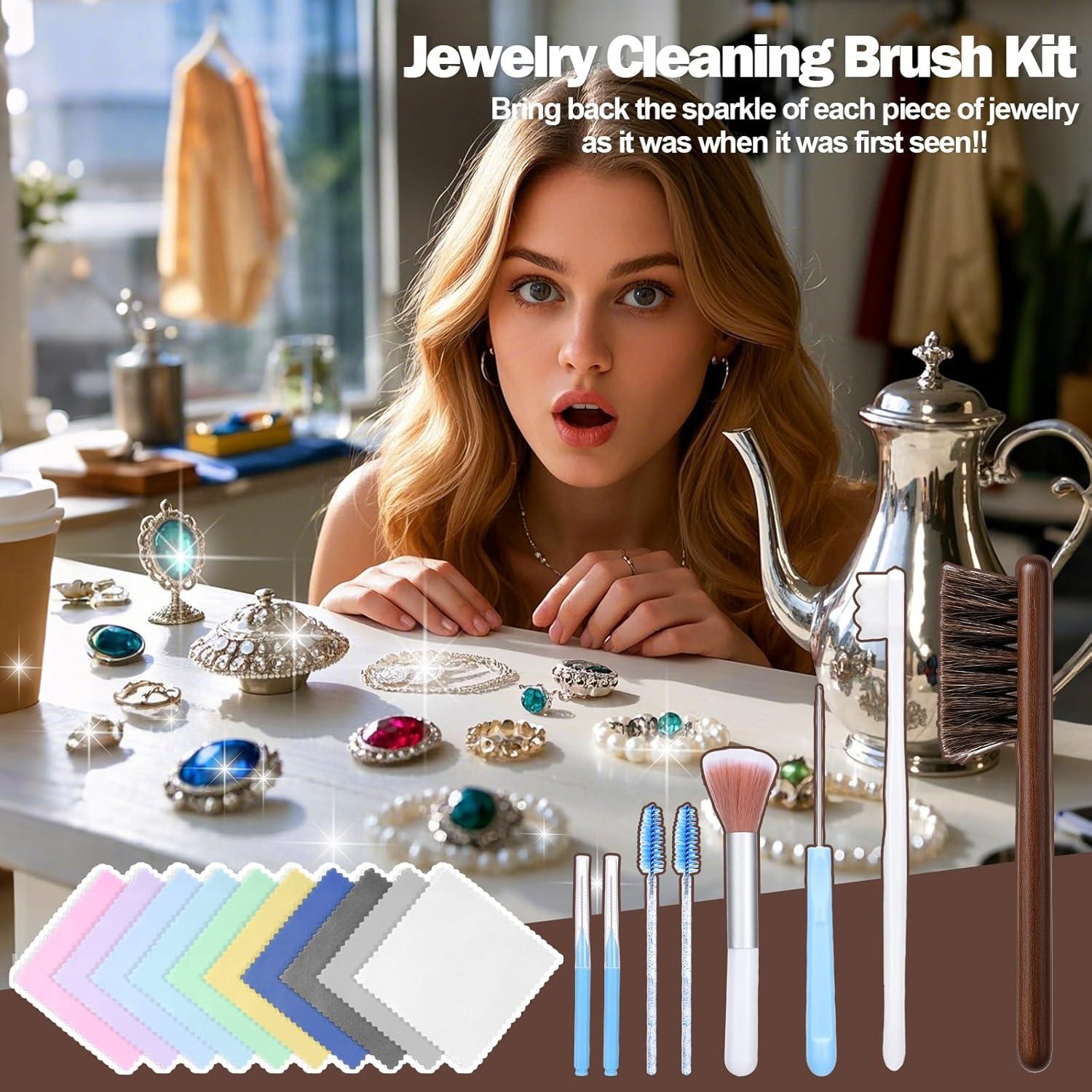 Kit de Limpieza de Joyería XANGNIER 18 Piezas Completo