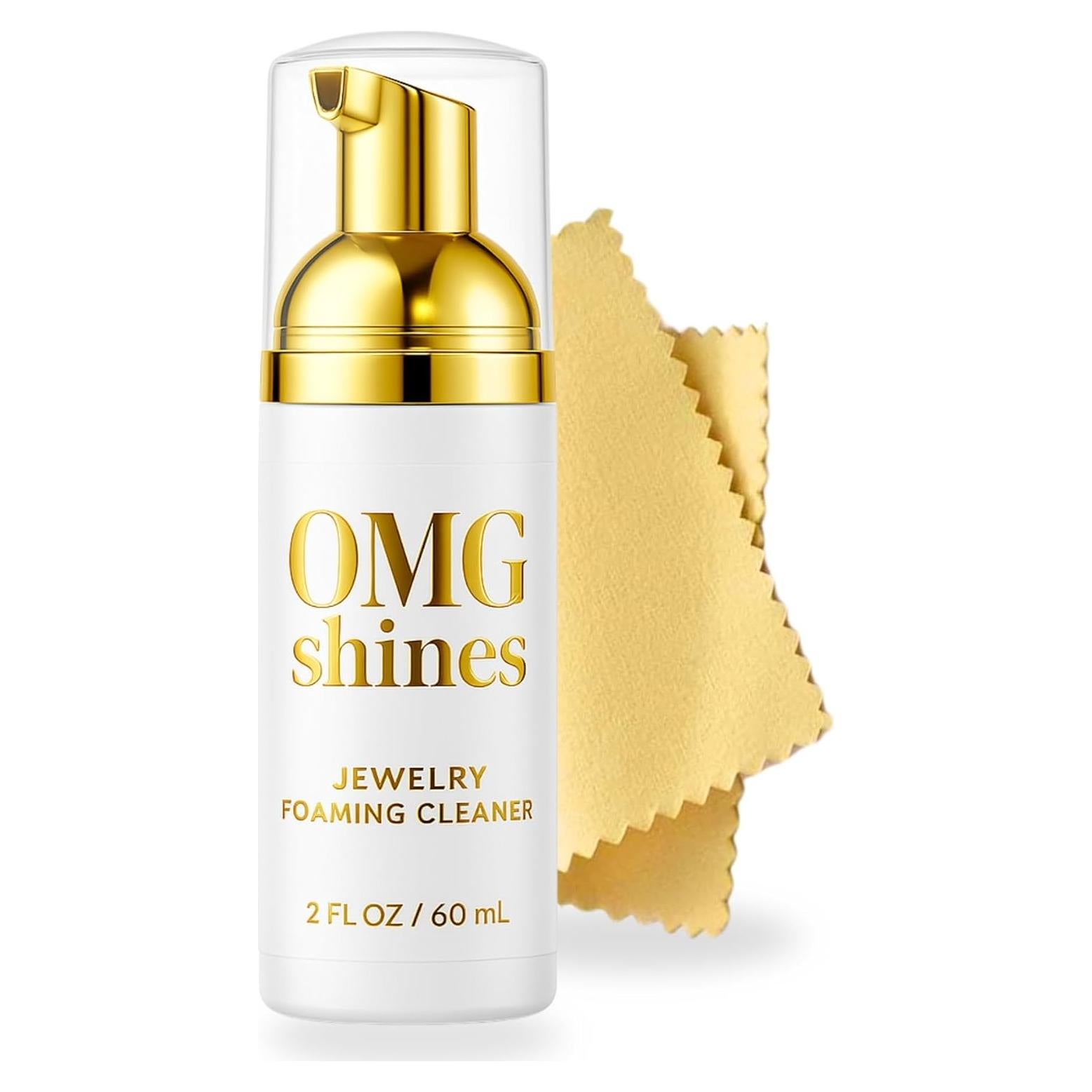 Kit Limpiador y Pulidor de Joyería OMGSHINES 56.7ml - Oro y Plata