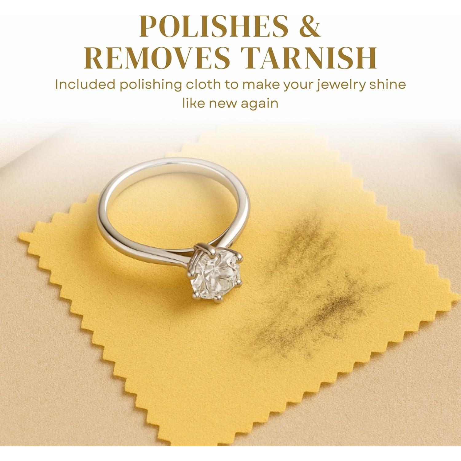 Kit Limpiador y Pulidor de Joyería OMGSHINES 56.7ml - Oro y Plata