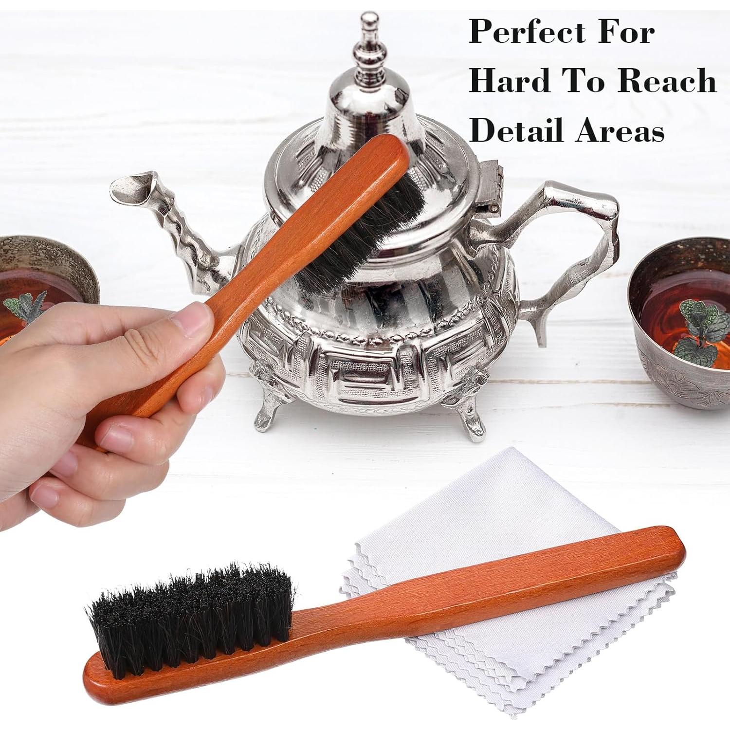 Juego de Limpieza de Joyería Lusofie 6 Piezas con Cepillos y Paños